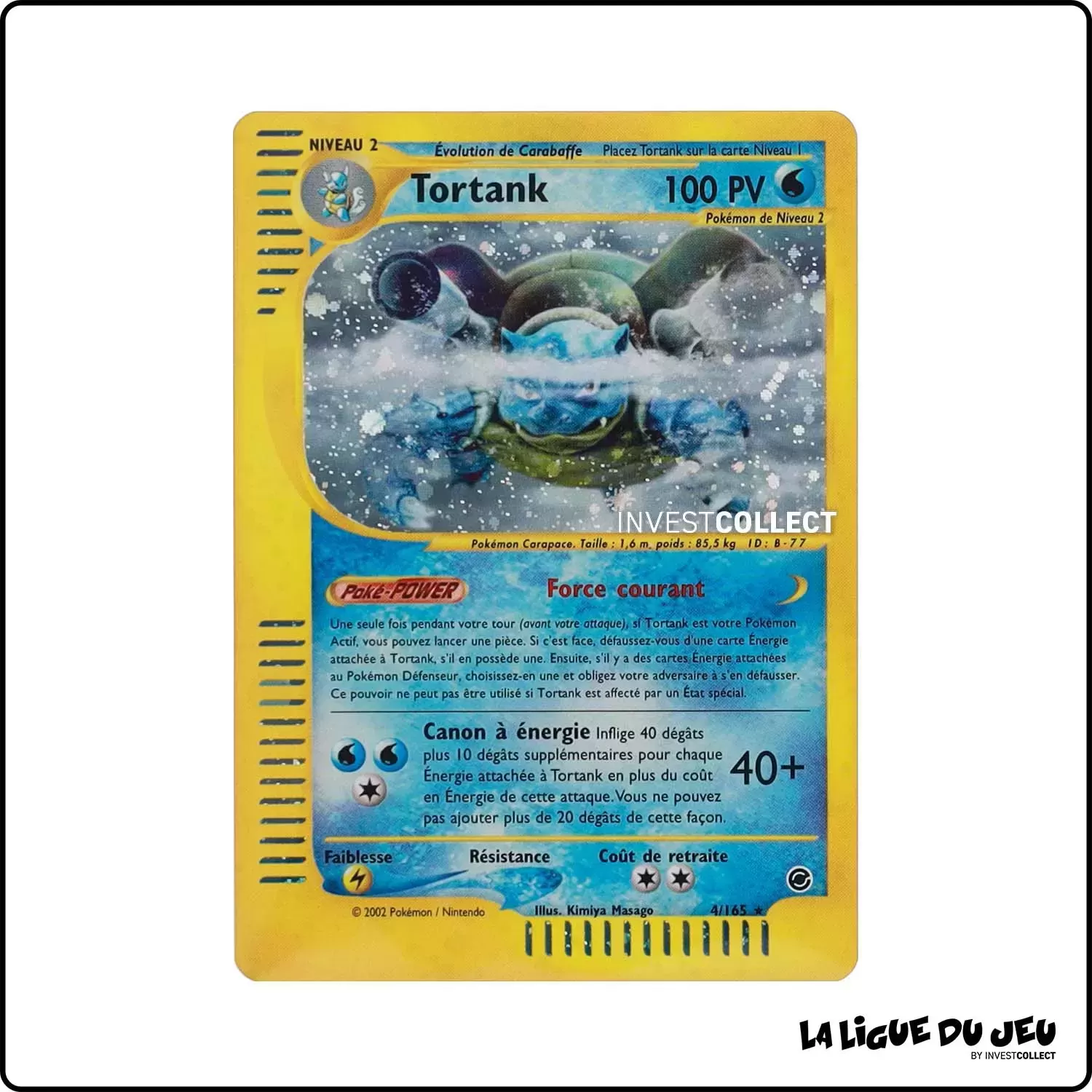 Holo - Pokemon - Expedition - Tortank 4/165 Wizards - 1