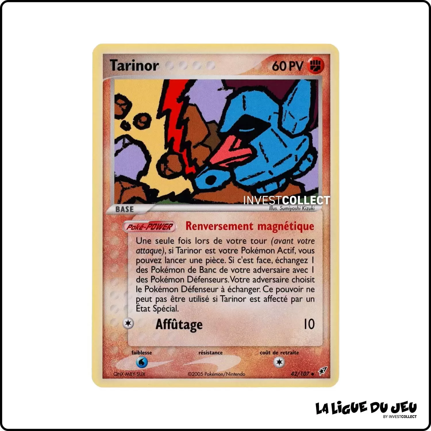 Peu commune - Pokemon - Deoxys - Tarinor 42/108 Pokemon Company - 1