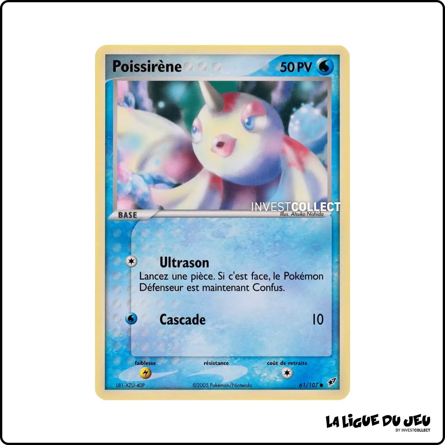 Commune - Pokemon - Deoxys - Poissirène 61/108 Pokemon Company - 1