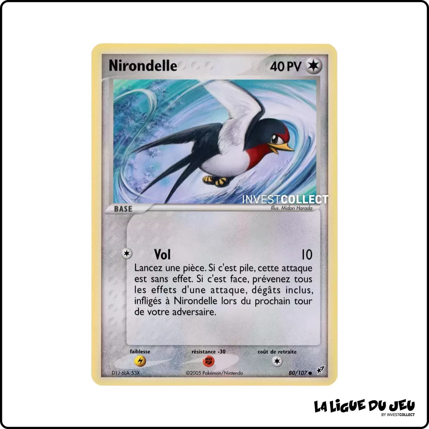 Commune - Pokemon - Deoxys - Nirondelle 80/108 Pokemon Company - 1