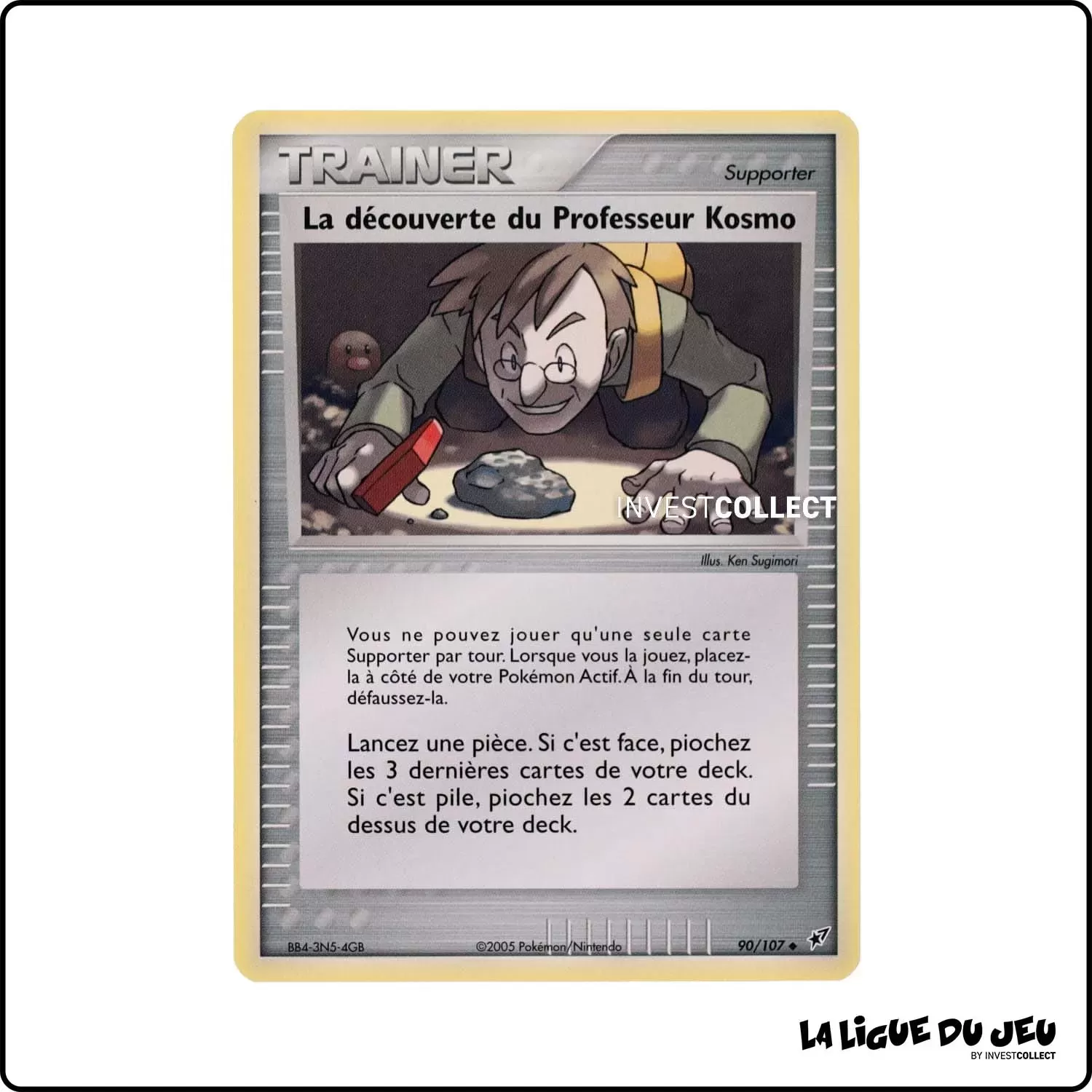 Peu commune - Pokemon - Deoxys - La découverte du Professeur Kosmo 90/108 Pokemon Company - 1