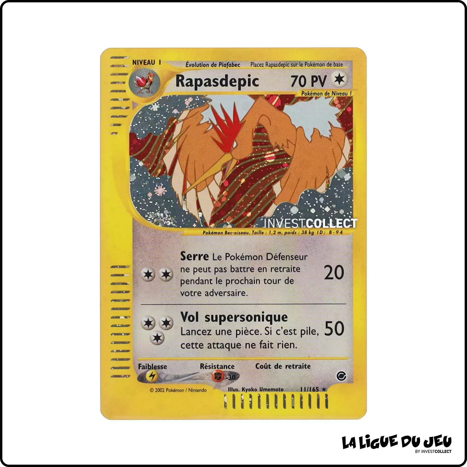 Holo - Pokemon - Expedition - Rapasdepic 11/165 Wizards - 1