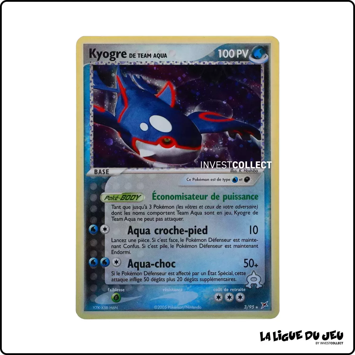 Holo - Pokemon - Team Magma Team Aqua - Kyogre de Team Aqua 3/95 Pokemon Company - 1