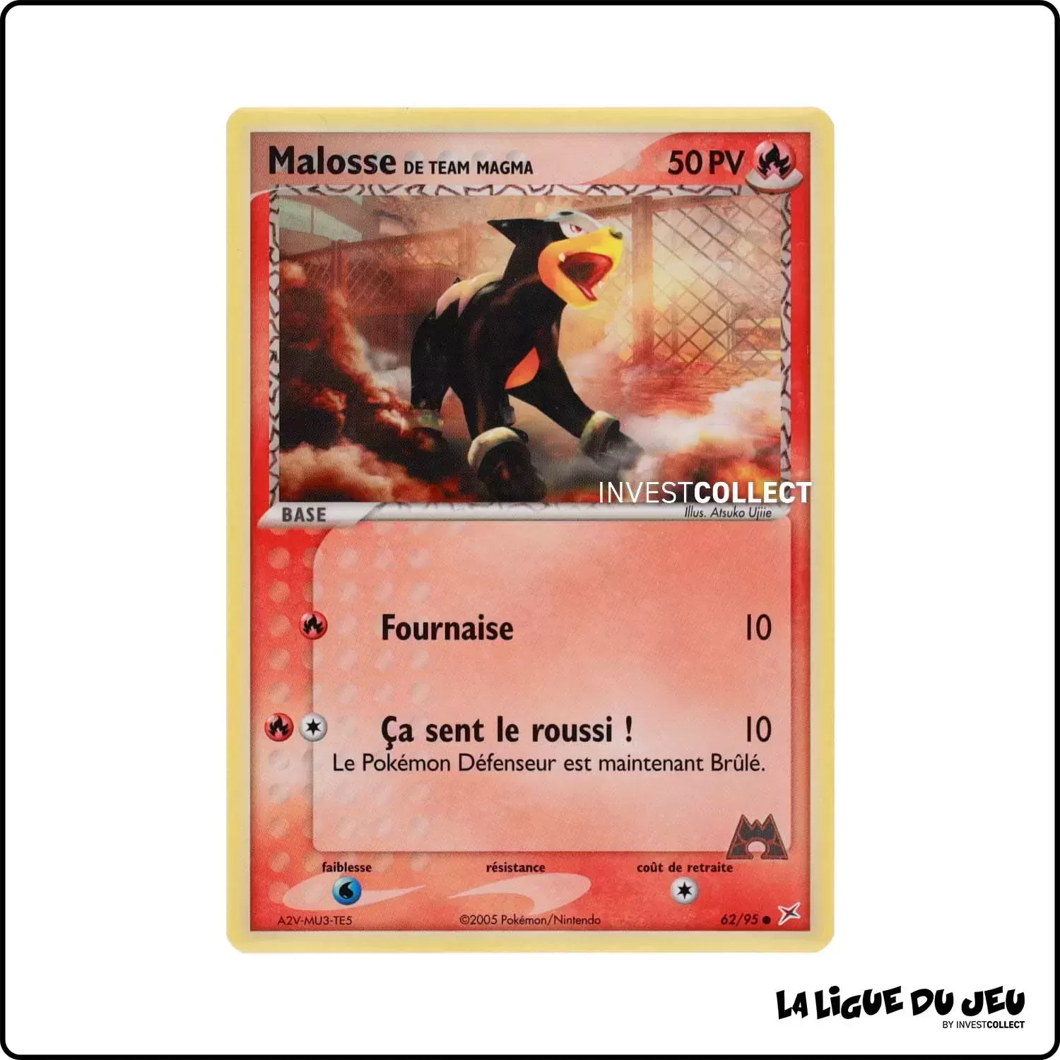 Commune - Pokemon - Team Magma Team Aqua - Malosse de Team Magma 62/95