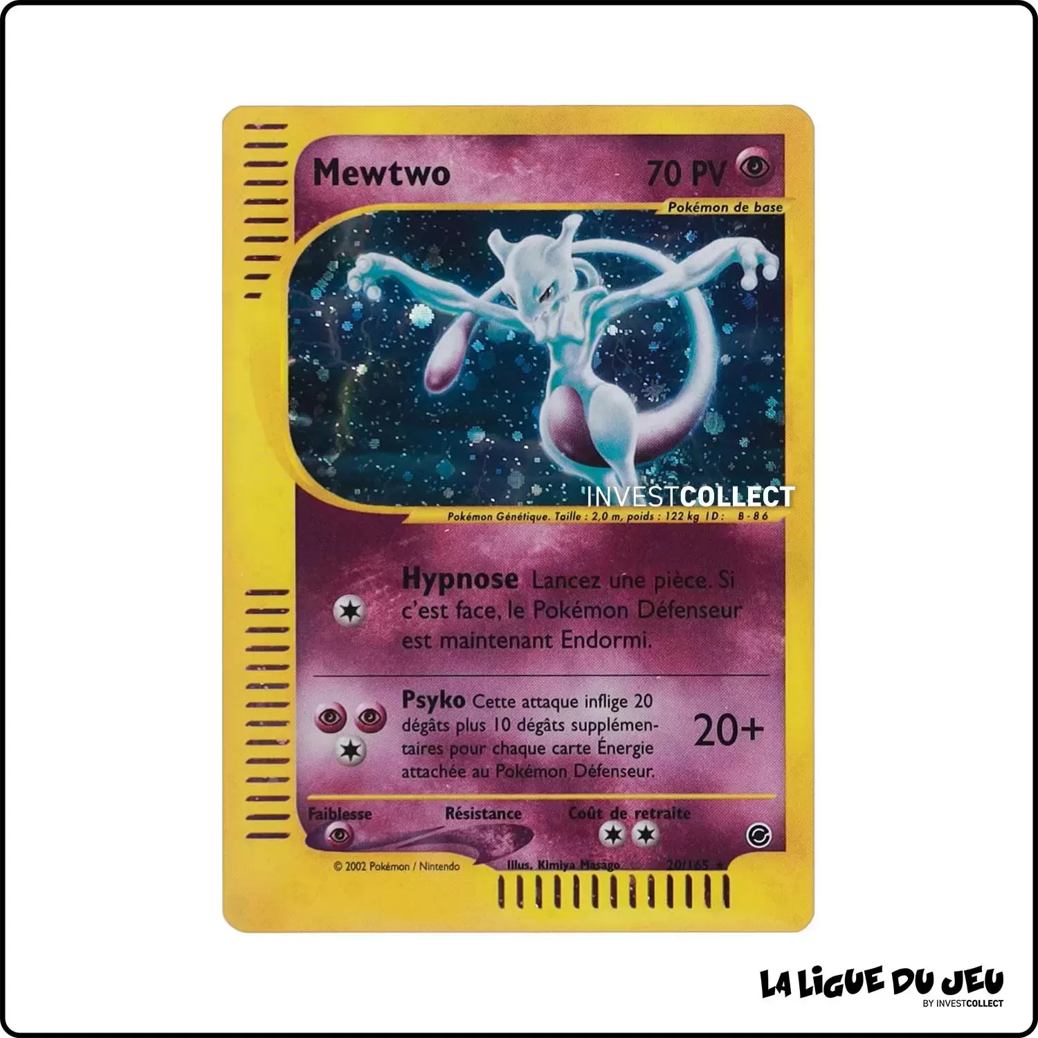 Holo - Pokemon - Expedition - Mewtwo 20/165 Wizards - 1