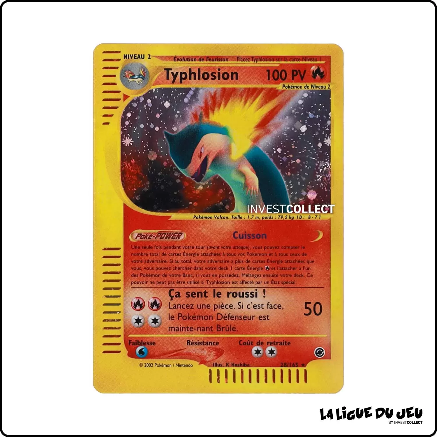 Holo - Pokemon - Expedition - Typhlosion 28/165 Wizards - 1