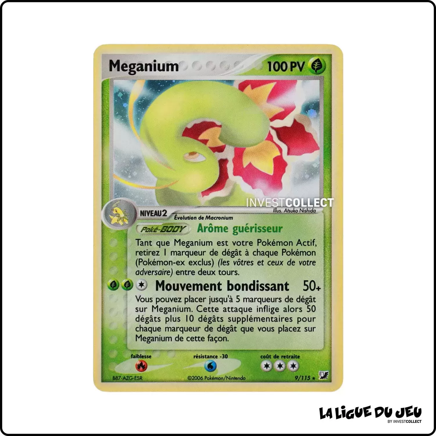 Holo - Pokemon - Forces Cachées - Meganium 9/115