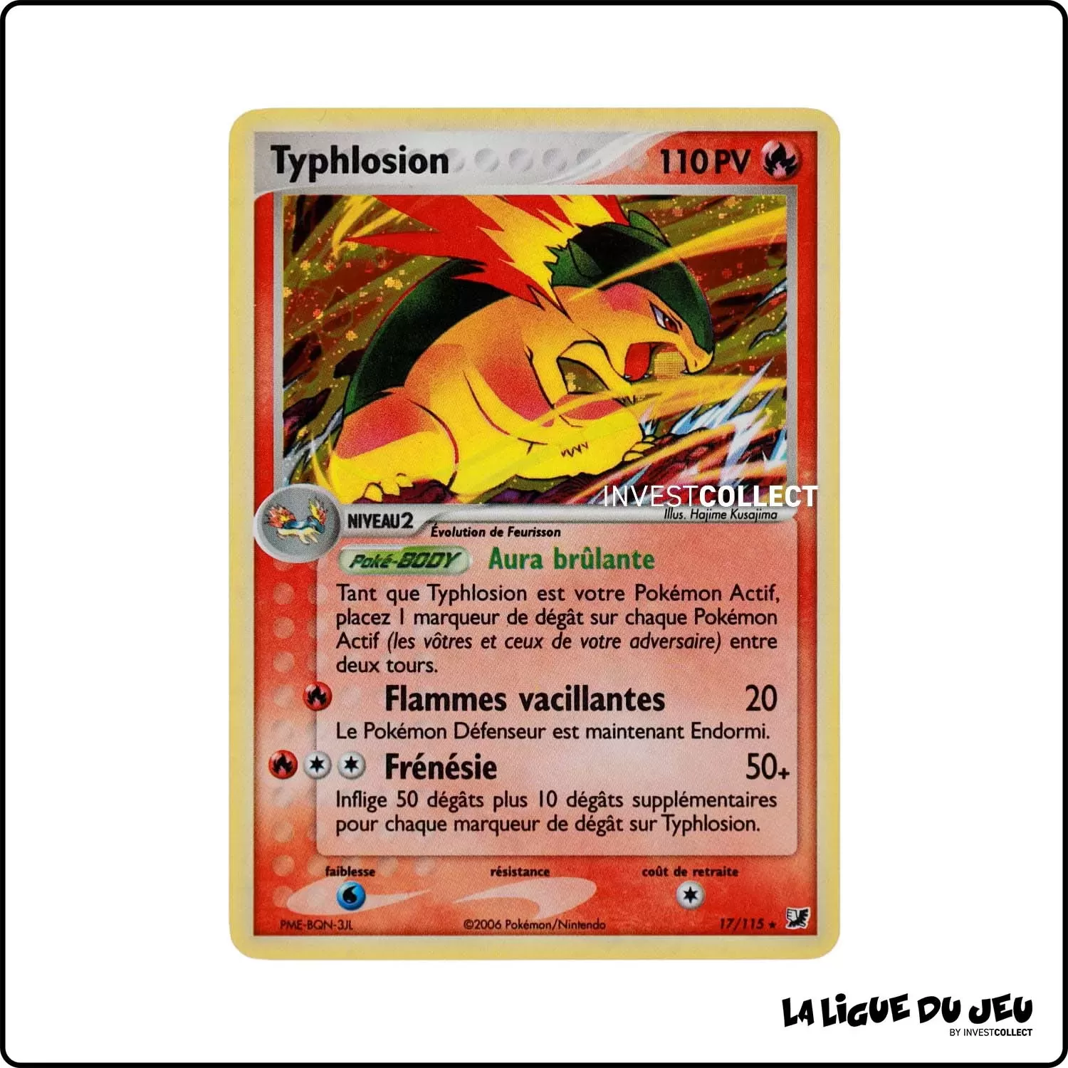 Holo - Pokemon - Forces Cachées - Typhlosion 17/115