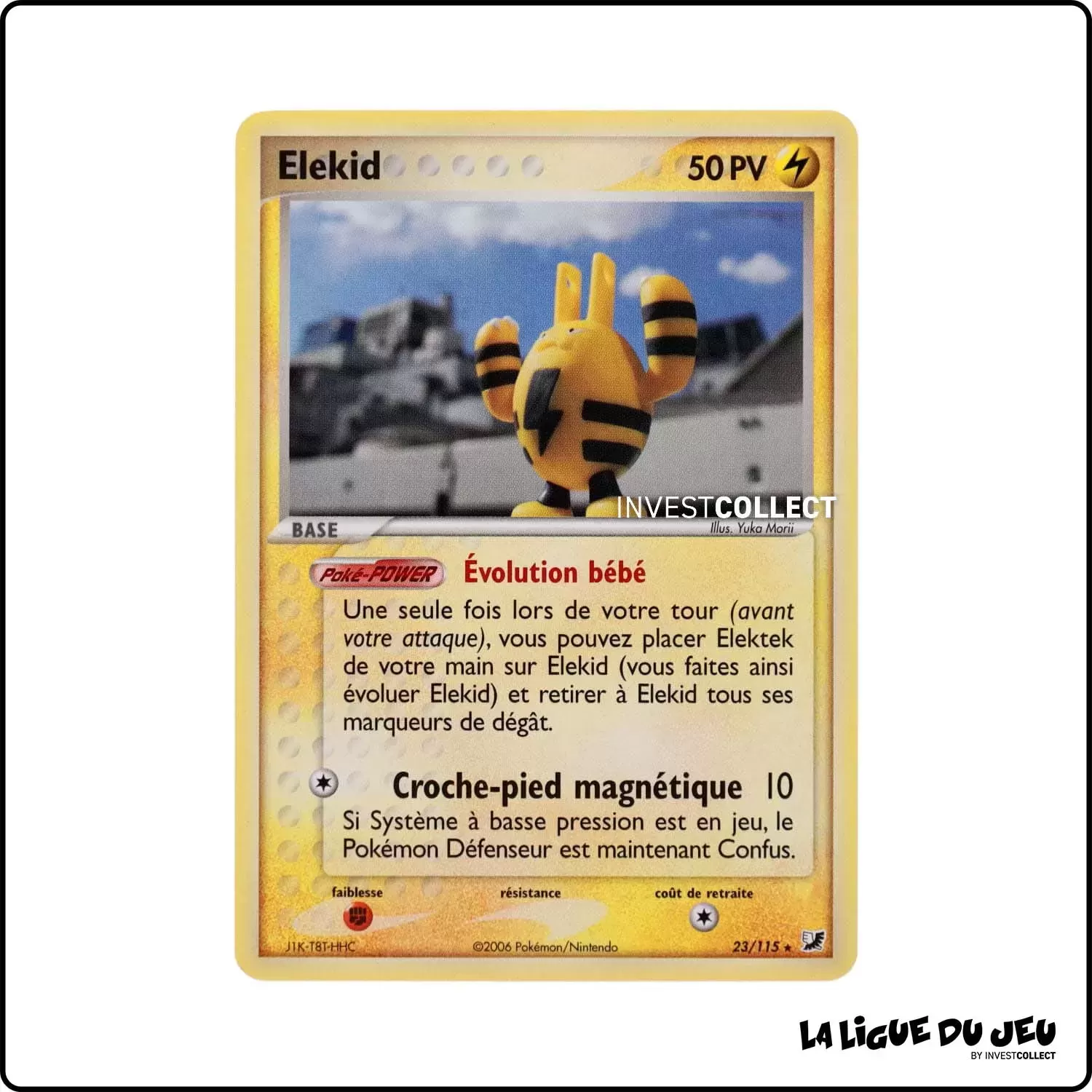 Rare - Pokemon - Forces Cachées - Elekid 23/115