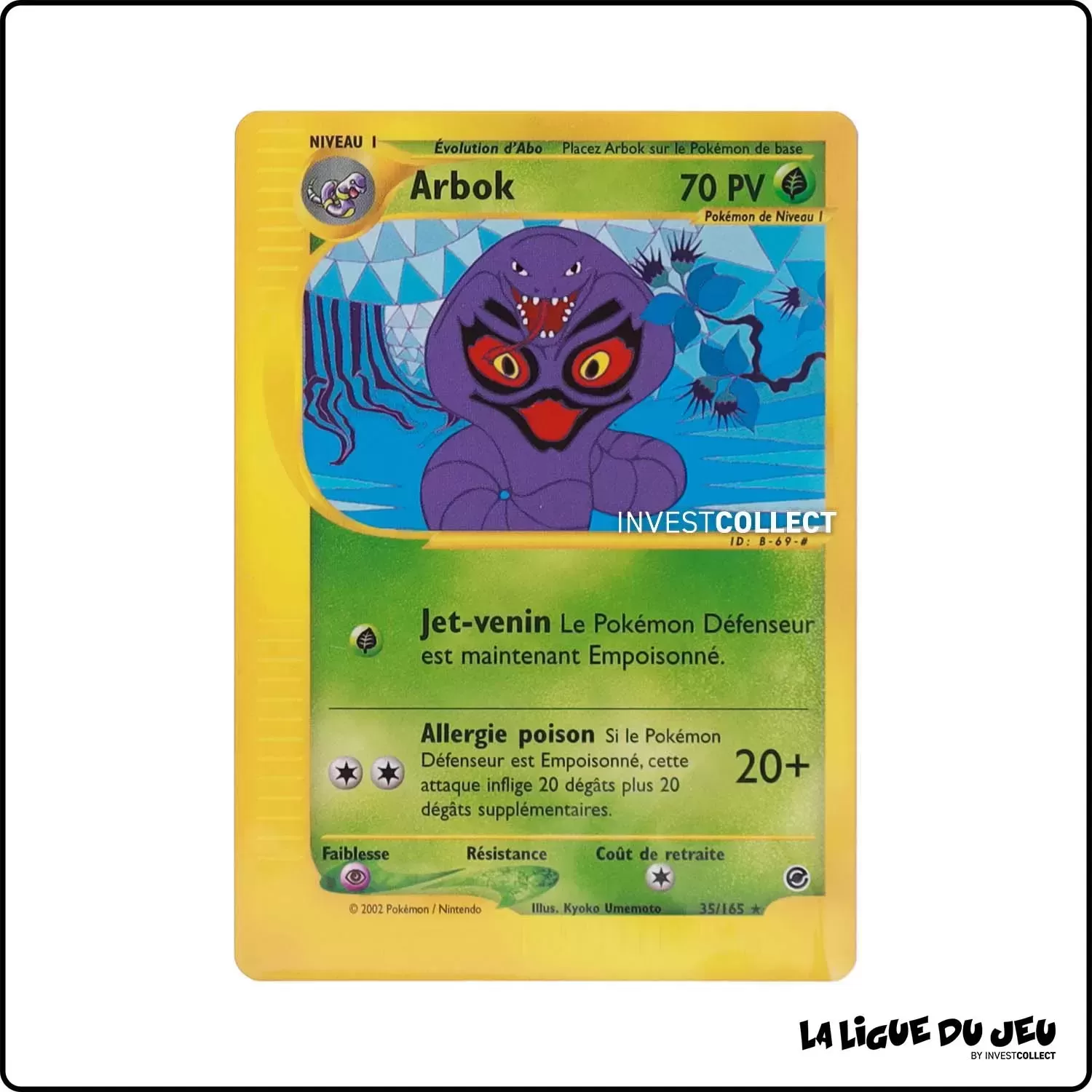 Rare - Pokemon - Expedition - Arbok 35/165 Wizards - 1