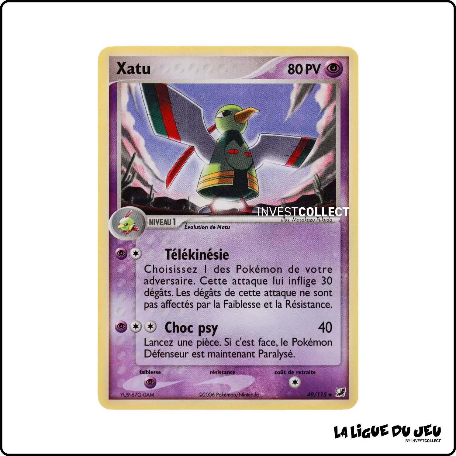 Peu commune - Pokemon - Forces Cachées - Xatu 49/115