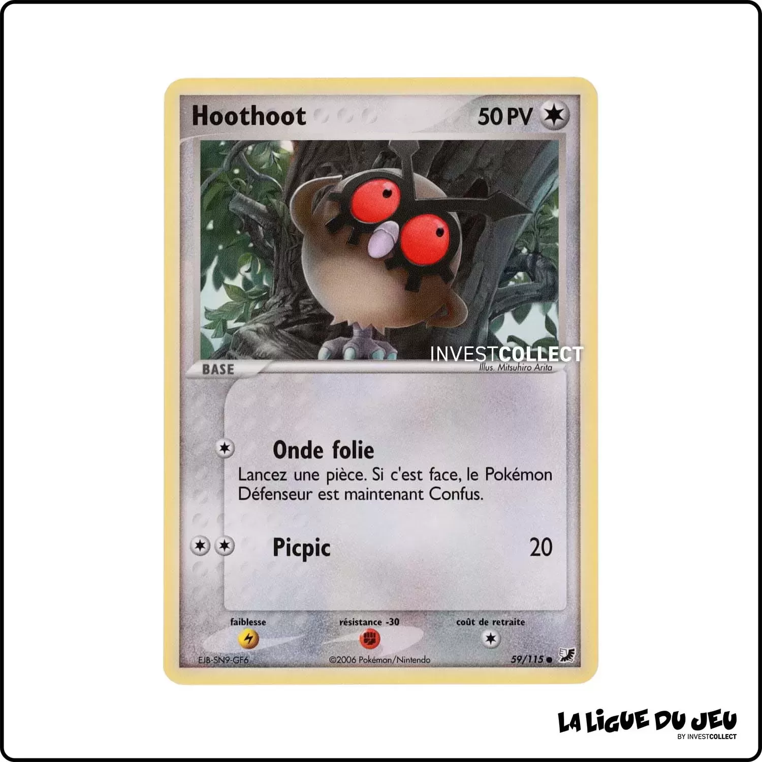 Commune - Pokemon - Forces Cachées - Hoothoot 59/115