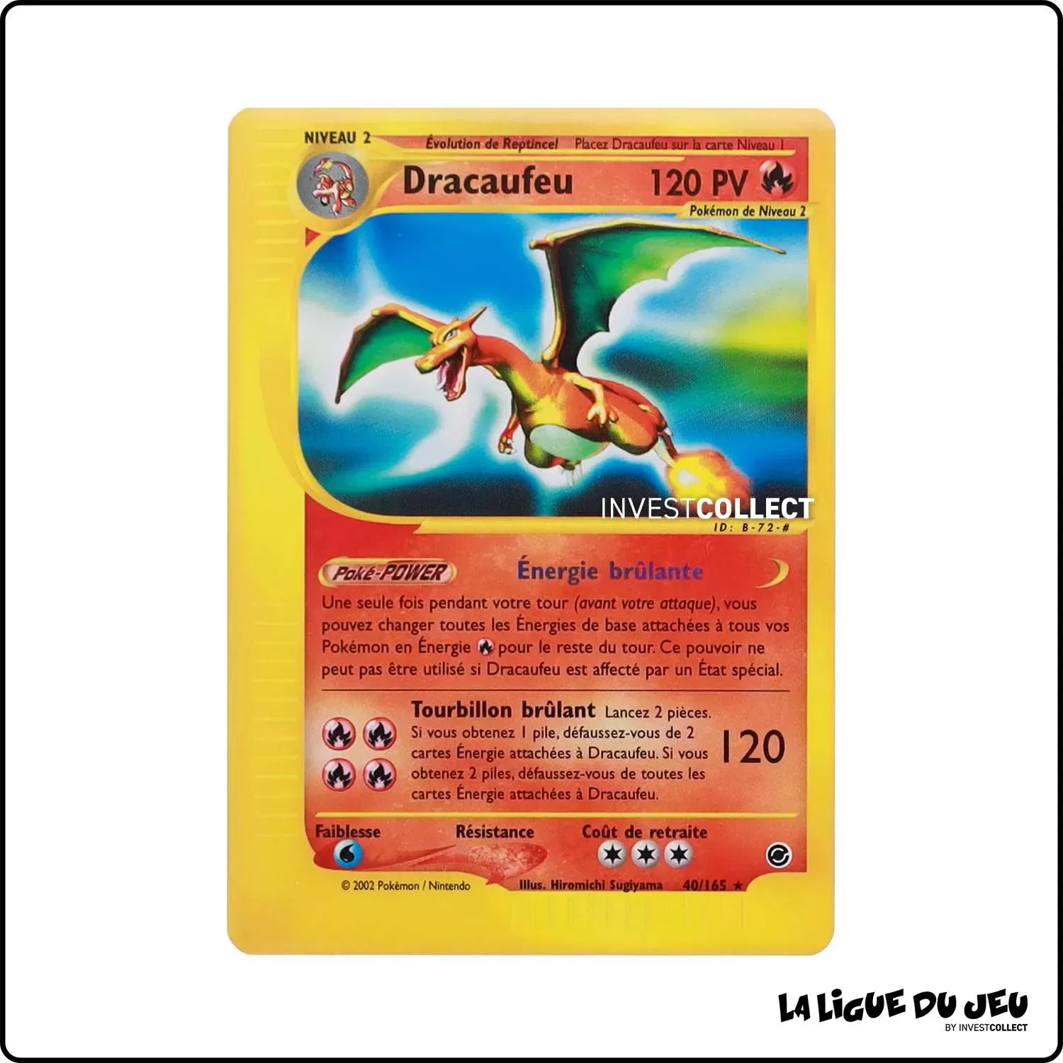 Rare - Pokemon - Expedition - Dracaufeu 40/165 Wizards - 1