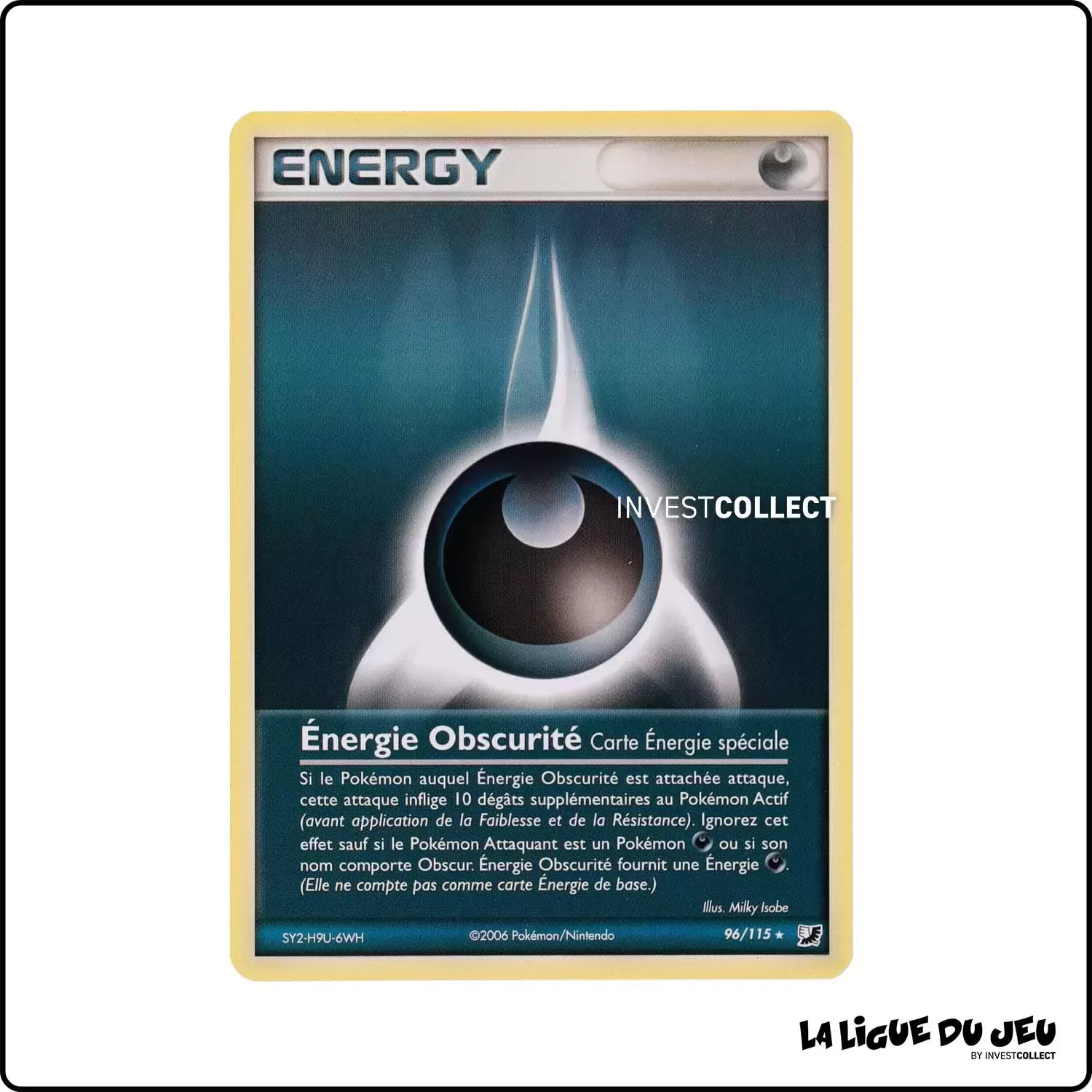 Rare - Pokemon - Forces Cachées - Énergie Obscurité 96/115