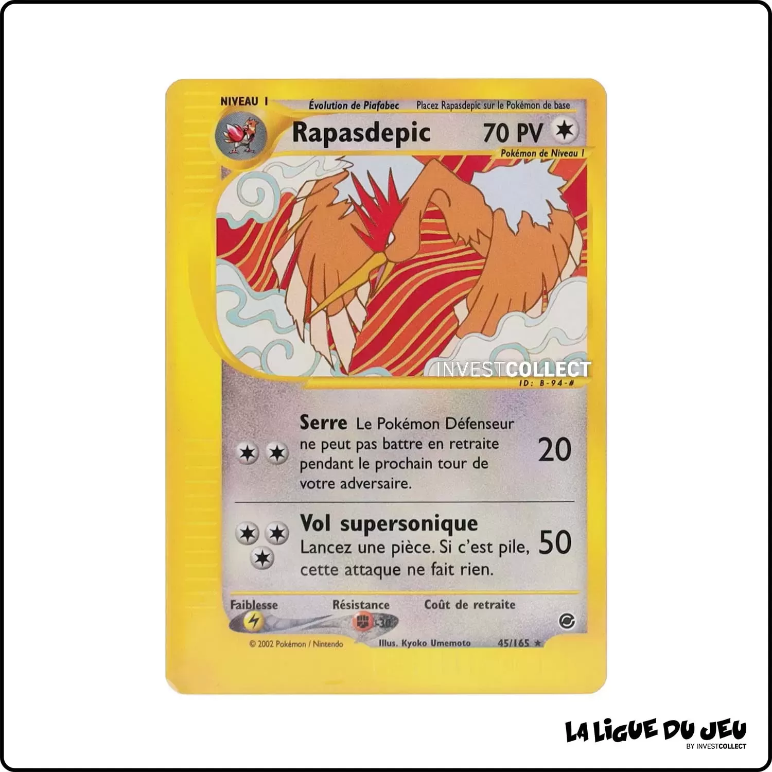 Rare - Pokemon - Expedition - Rapasdepic 45/165 Wizards - 1