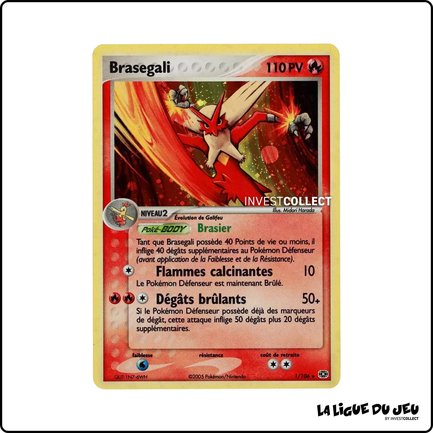 Holo - Pokemon - Émeraude - Brasegali 1/106 Pokemon Company - 1