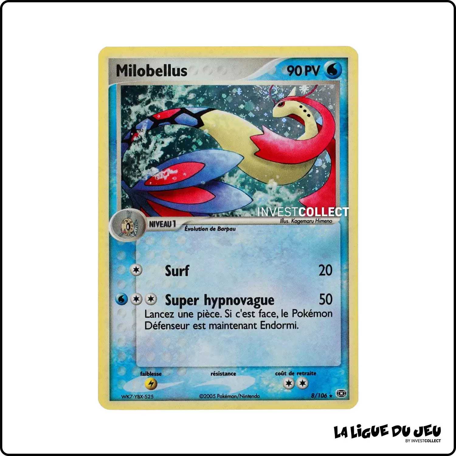 Holo - Pokemon - Émeraude - Milobellus 8/106 Pokemon Company - 1