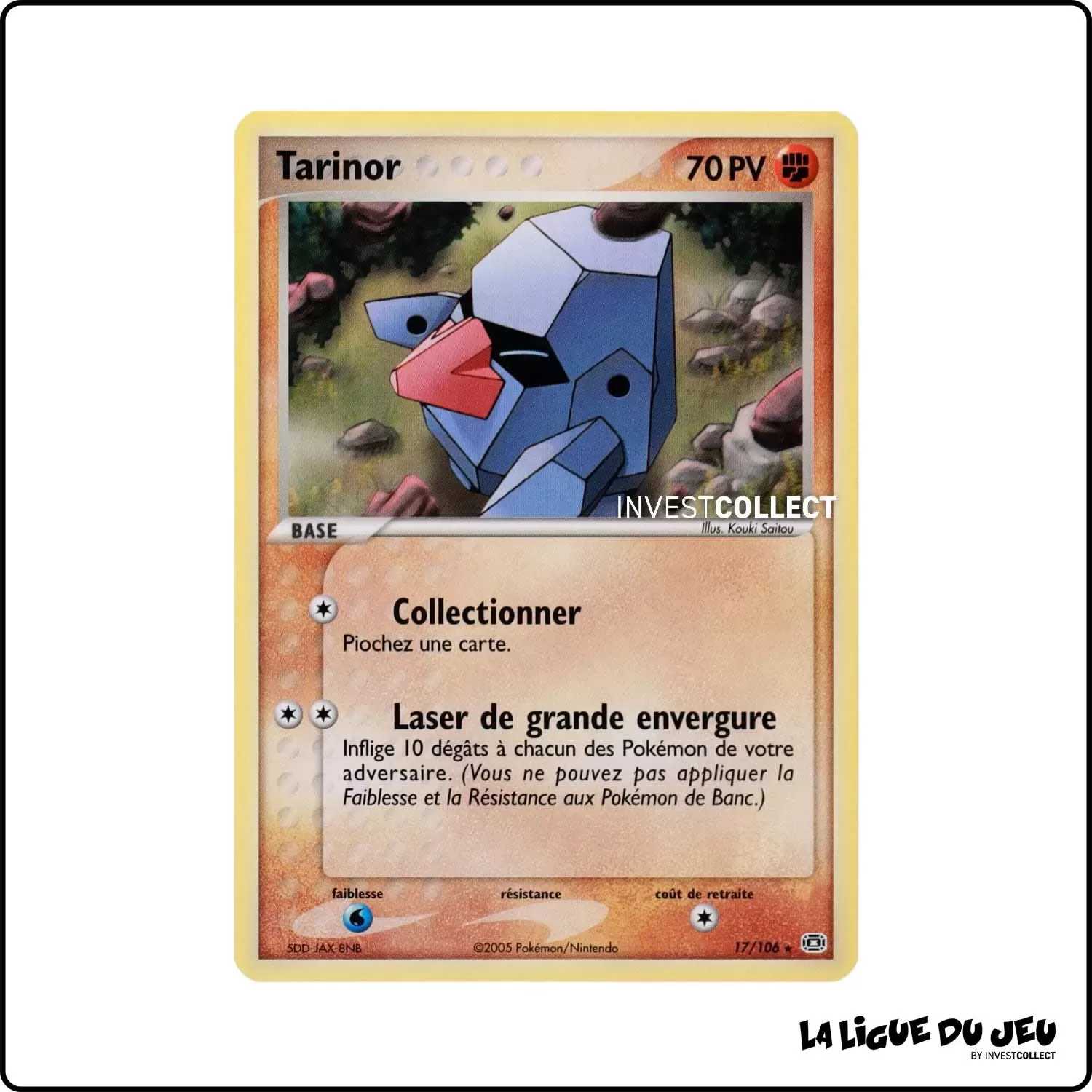 Rare - Pokemon - Émeraude - Tarinor 17/106 Pokemon Company - 1