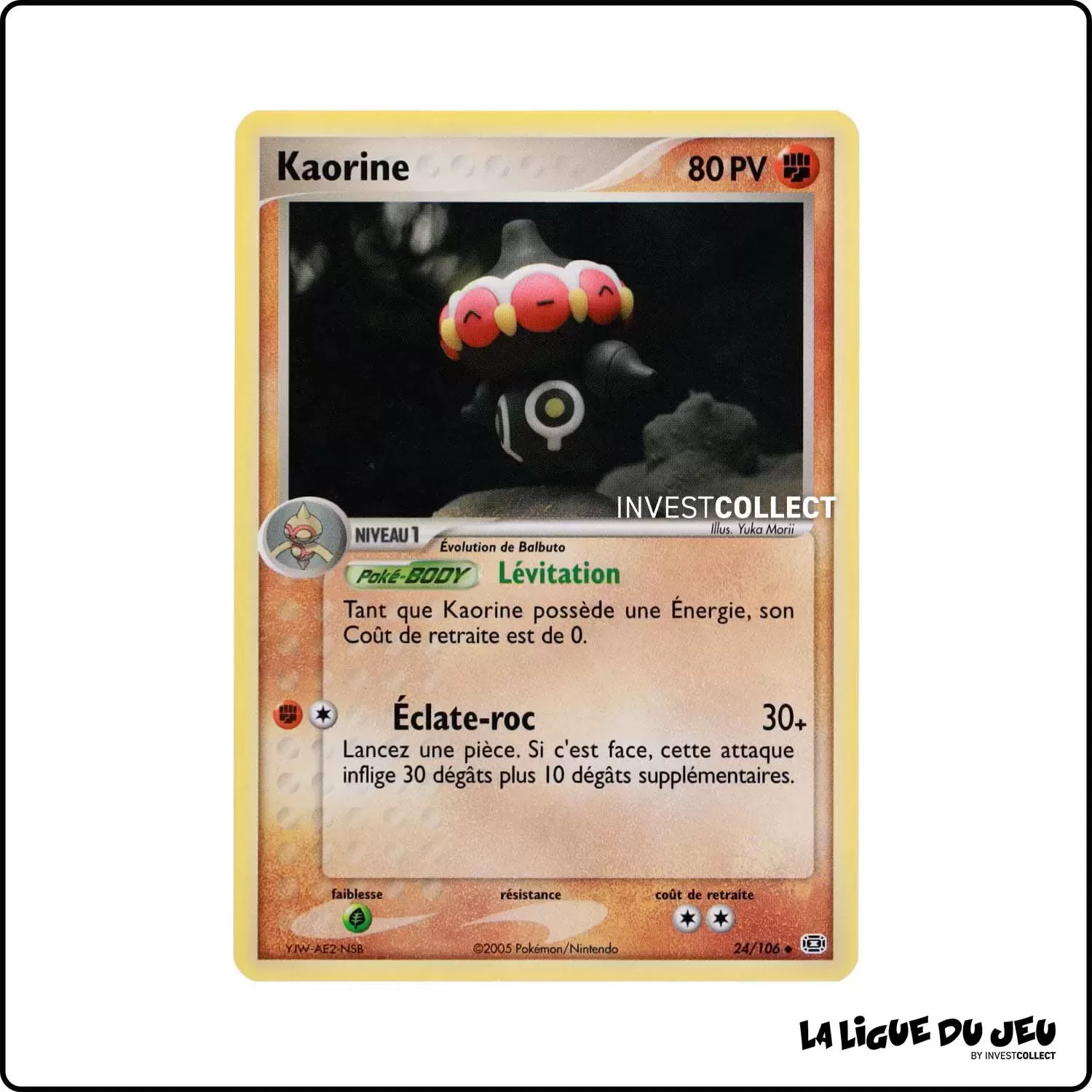 Peu commune - Pokemon - Émeraude - Kaorine 24/106 Pokemon Company - 1