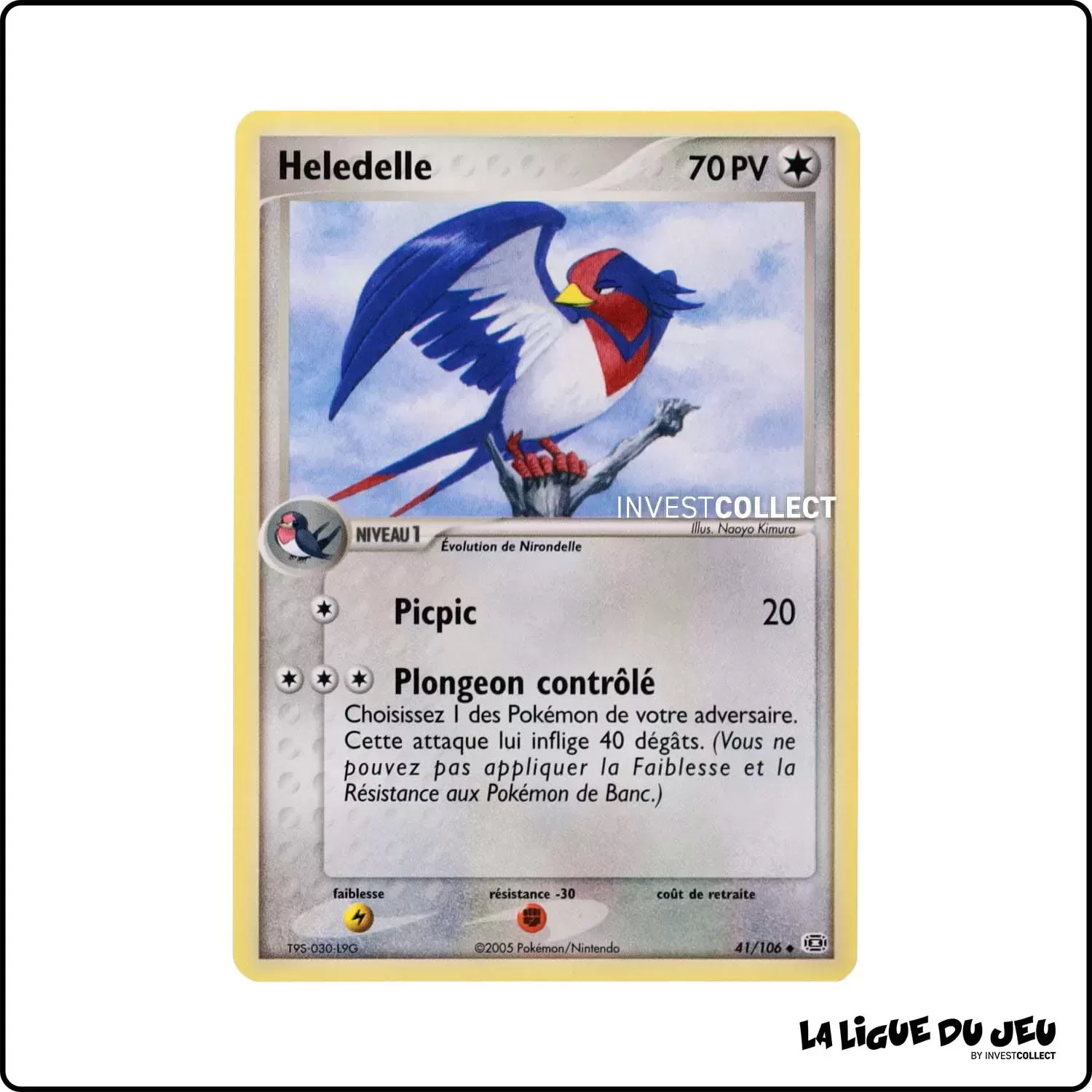 Peu commune - Pokemon - Émeraude - Heledelle 41/106 Pokemon Company - 1