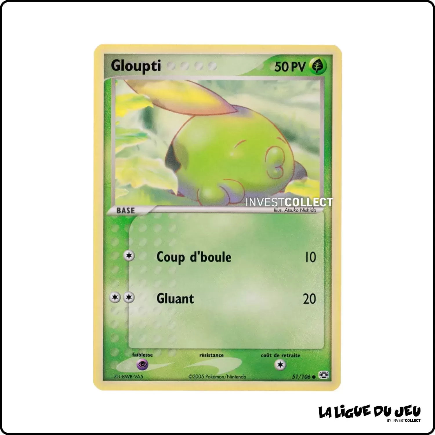 Commune - Pokemon - Émeraude - Gloupti 51/106 Pokemon Company - 1