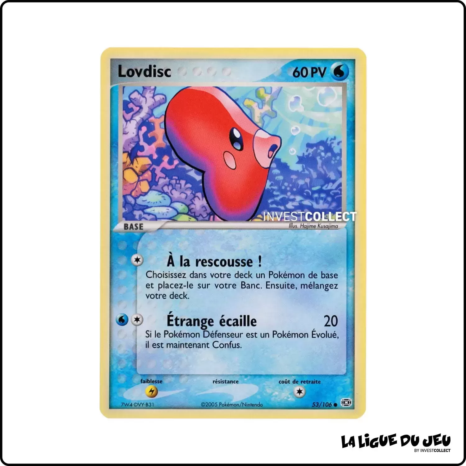 Commune - Pokemon - Émeraude - Lovdisc 53/106 Pokemon Company - 1