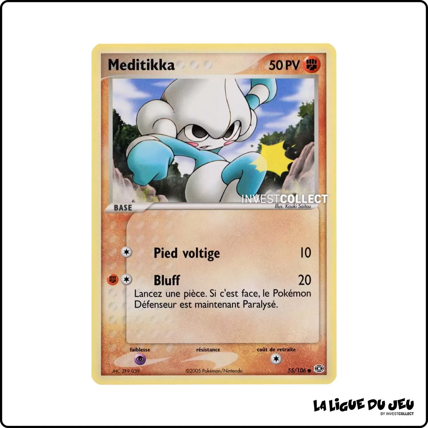 Commune - Pokemon - Émeraude - Meditikka 55/106 Pokemon Company - 1