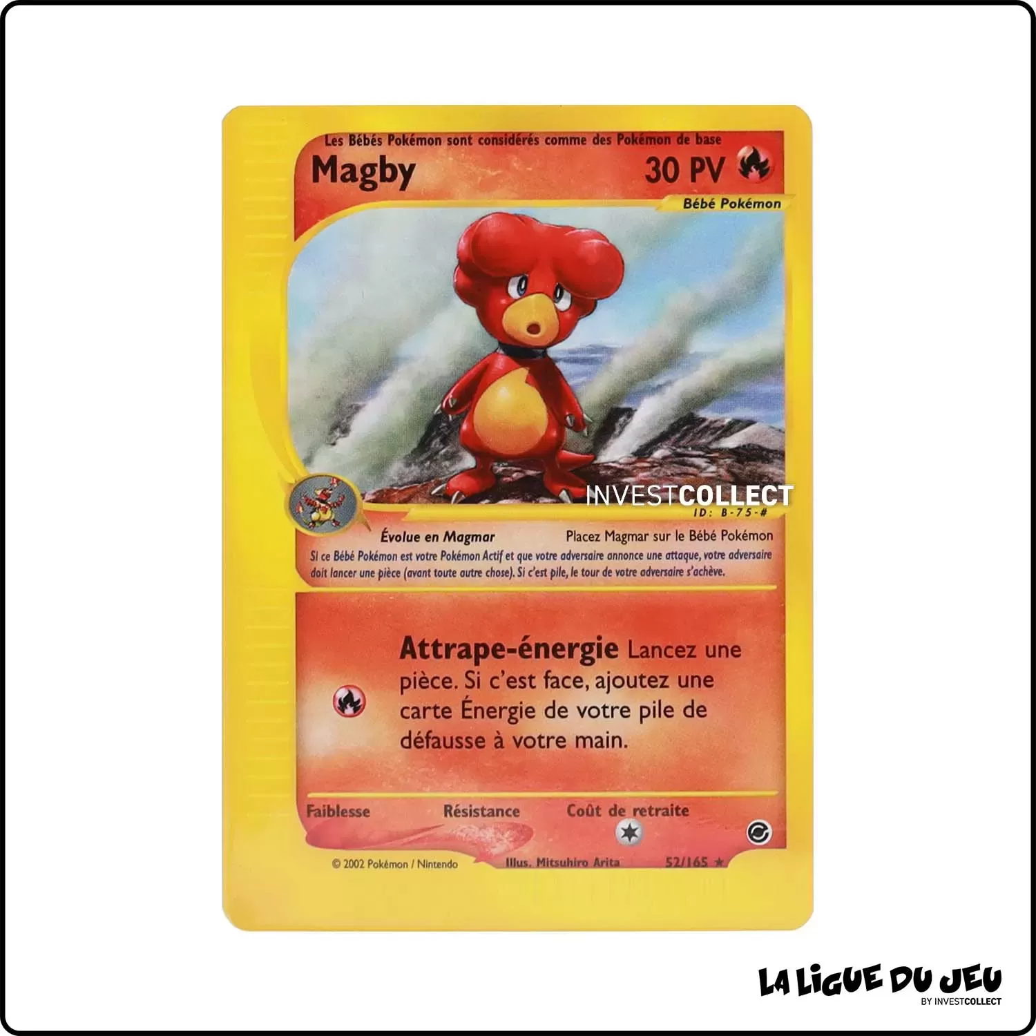 Rare - Pokemon - Expedition - Magby 52/165 Wizards - 1