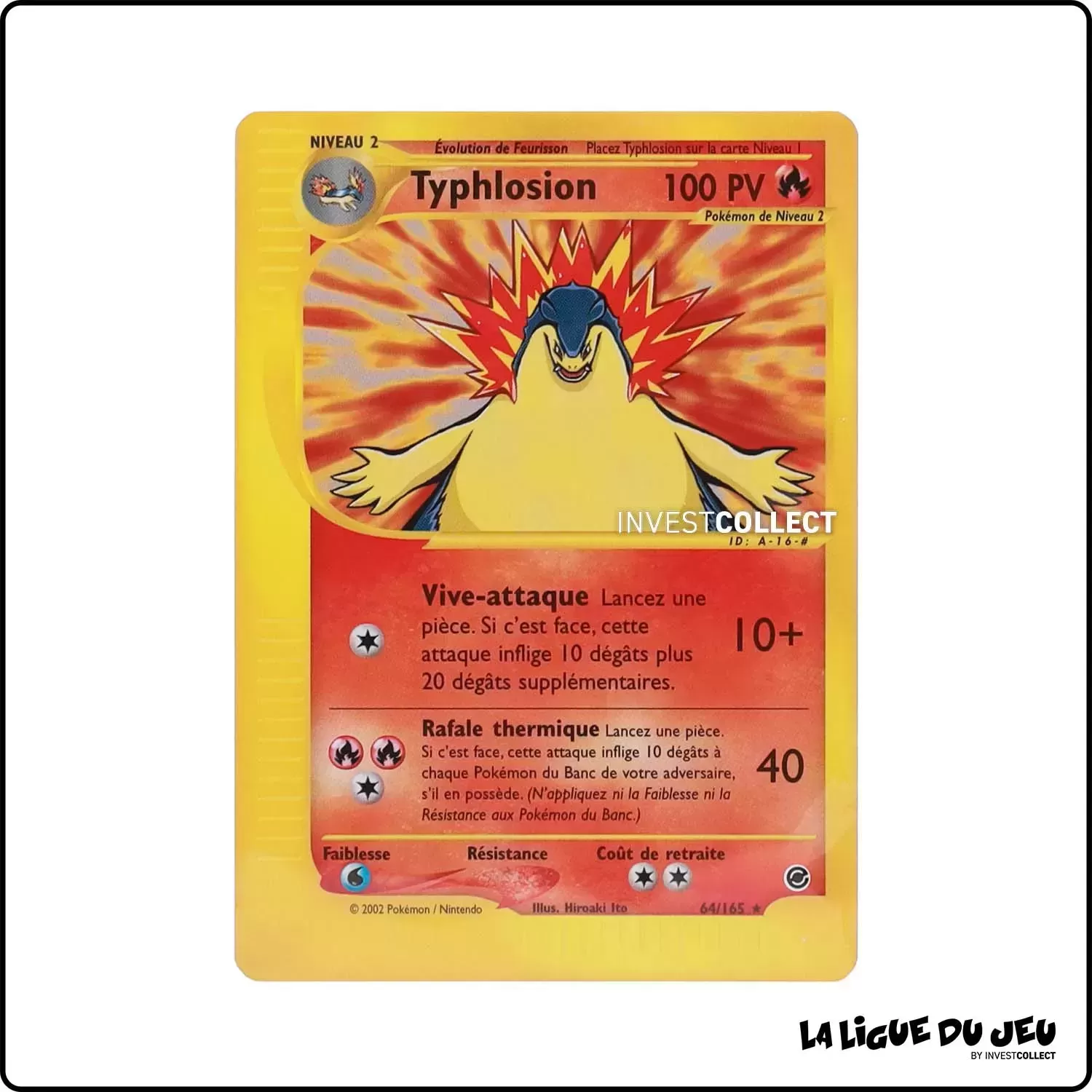 Rare - Pokemon - Expedition - Typhlosion 64/165 Wizards - 1