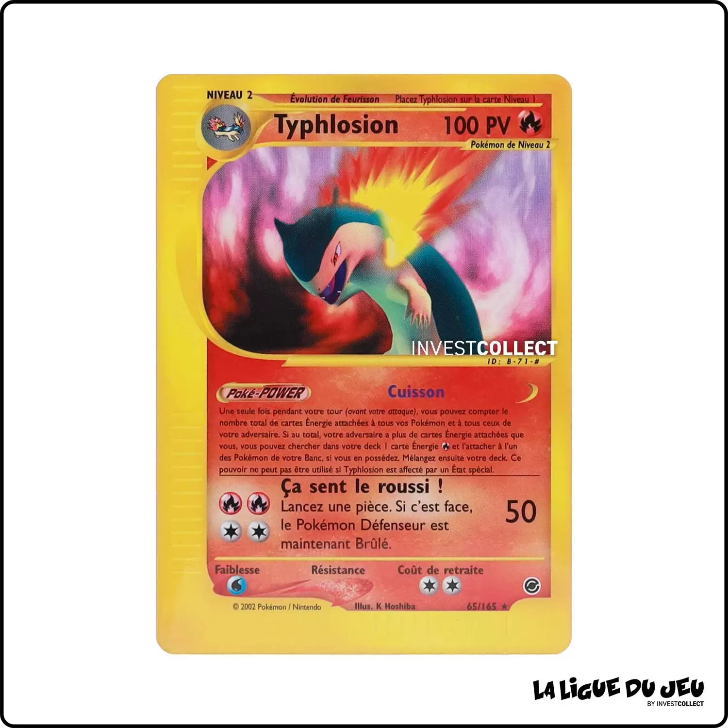 Rare - Pokemon - Expedition - Typhlosion 65/165 Wizards - 1