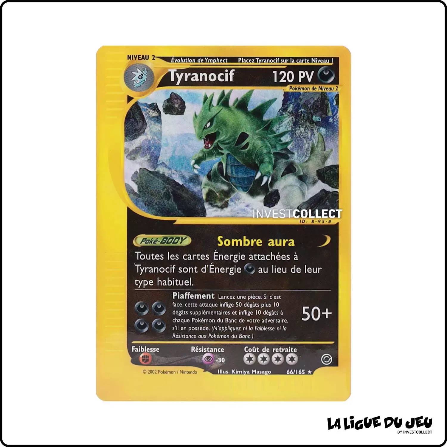 Rare - Pokemon - Expedition - Tyranocif 66/165 Wizards - 1