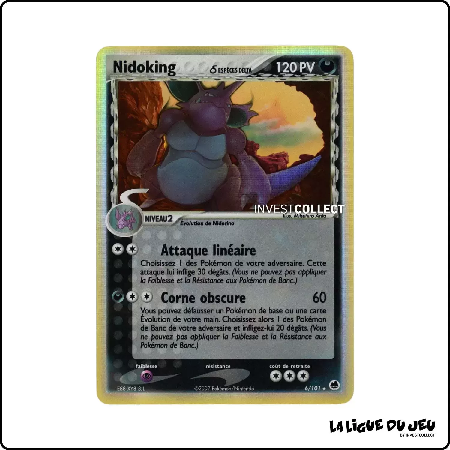 Holo - Pokemon - Île des Dragons - Nidoking δ 6/101