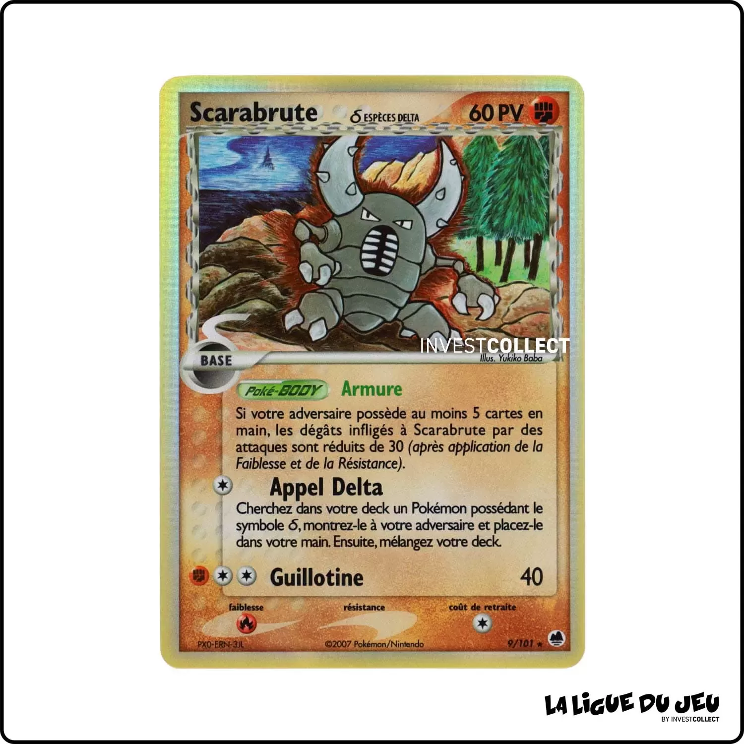 Holo - Pokemon - Île des Dragons - Scarabrute δ 9/101