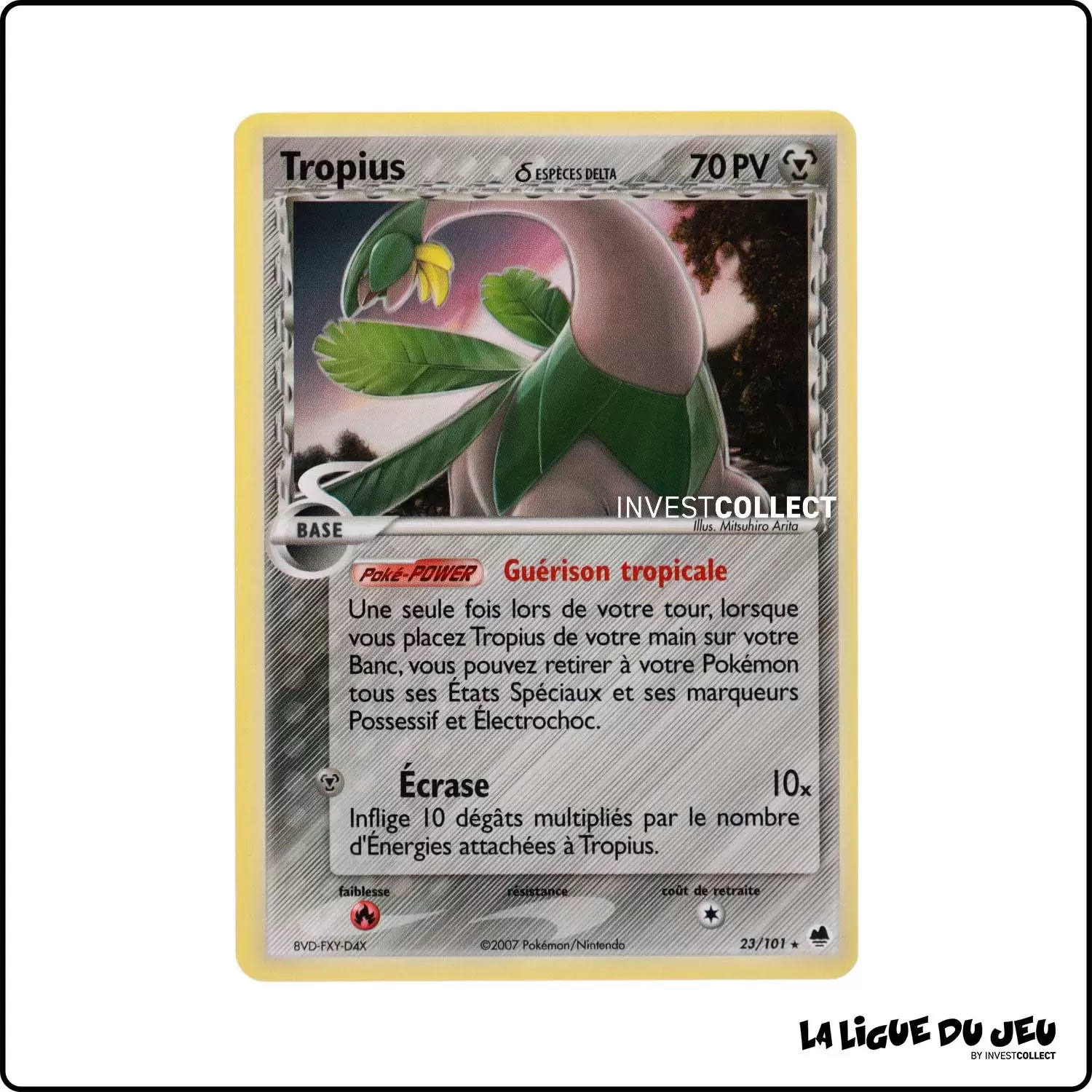 Rare - Pokemon - Île des Dragons - Tropius δ 23/101