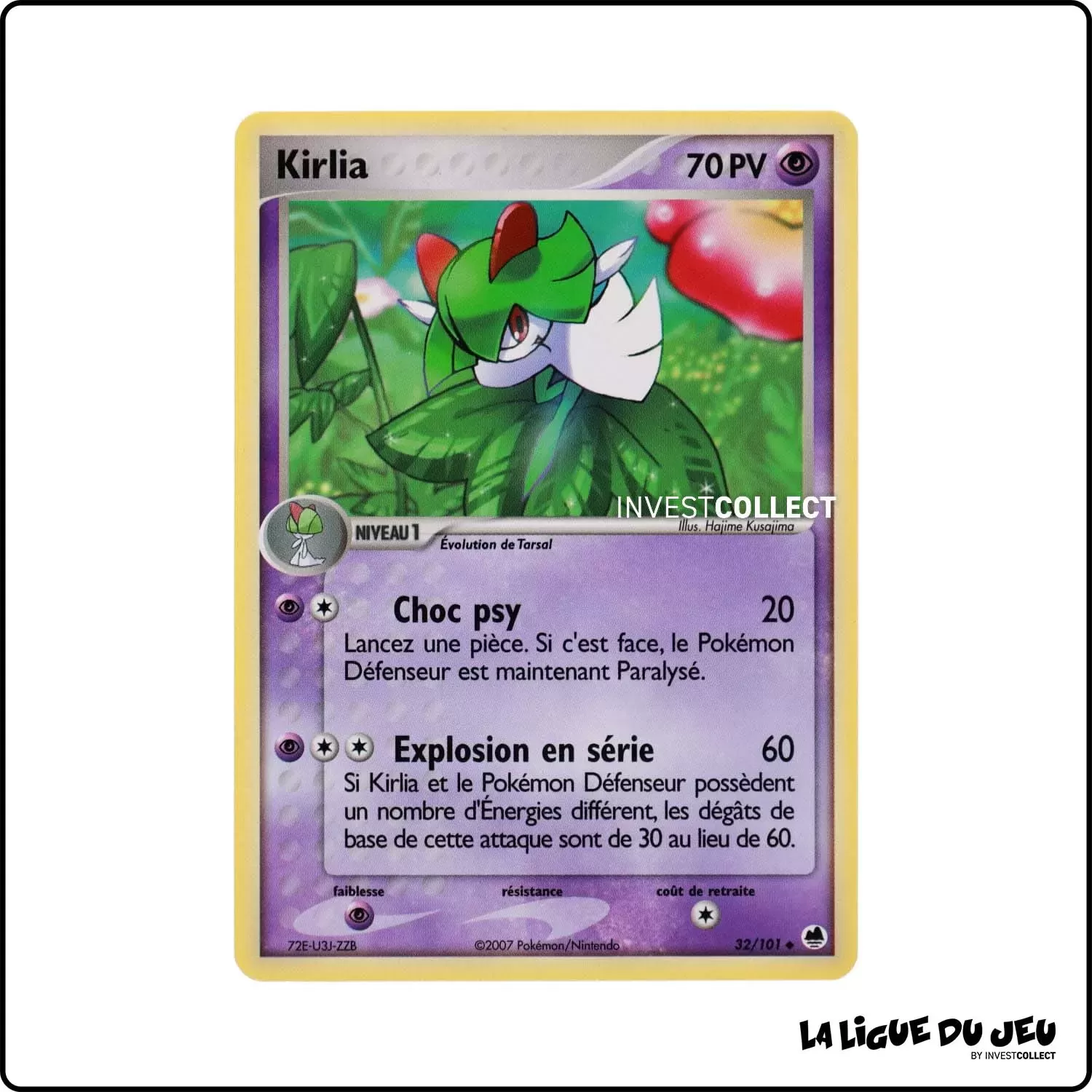 Peu commune - Pokemon - Île des Dragons - Kirlia 32/101