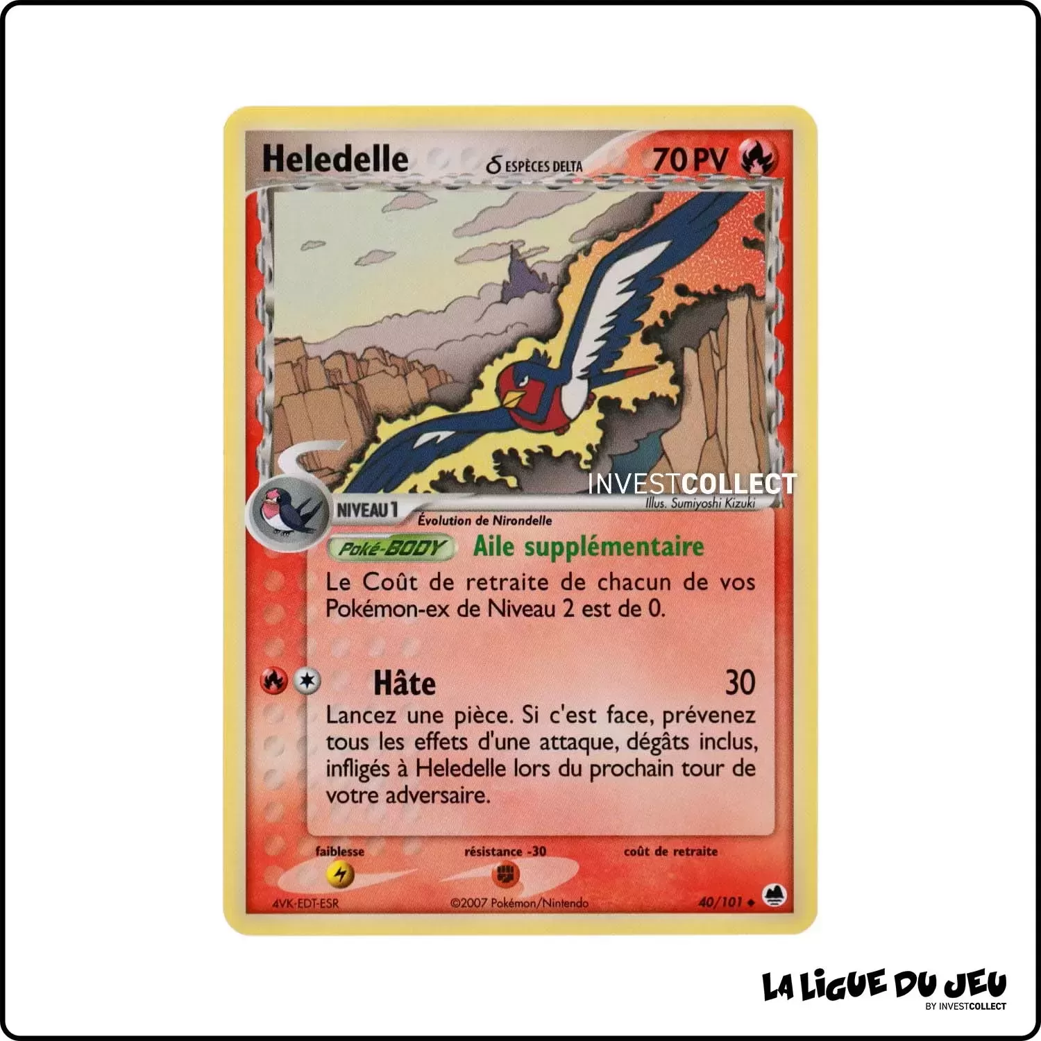 Peu commune - Pokemon - Île des Dragons - Heledelle δ 40/101