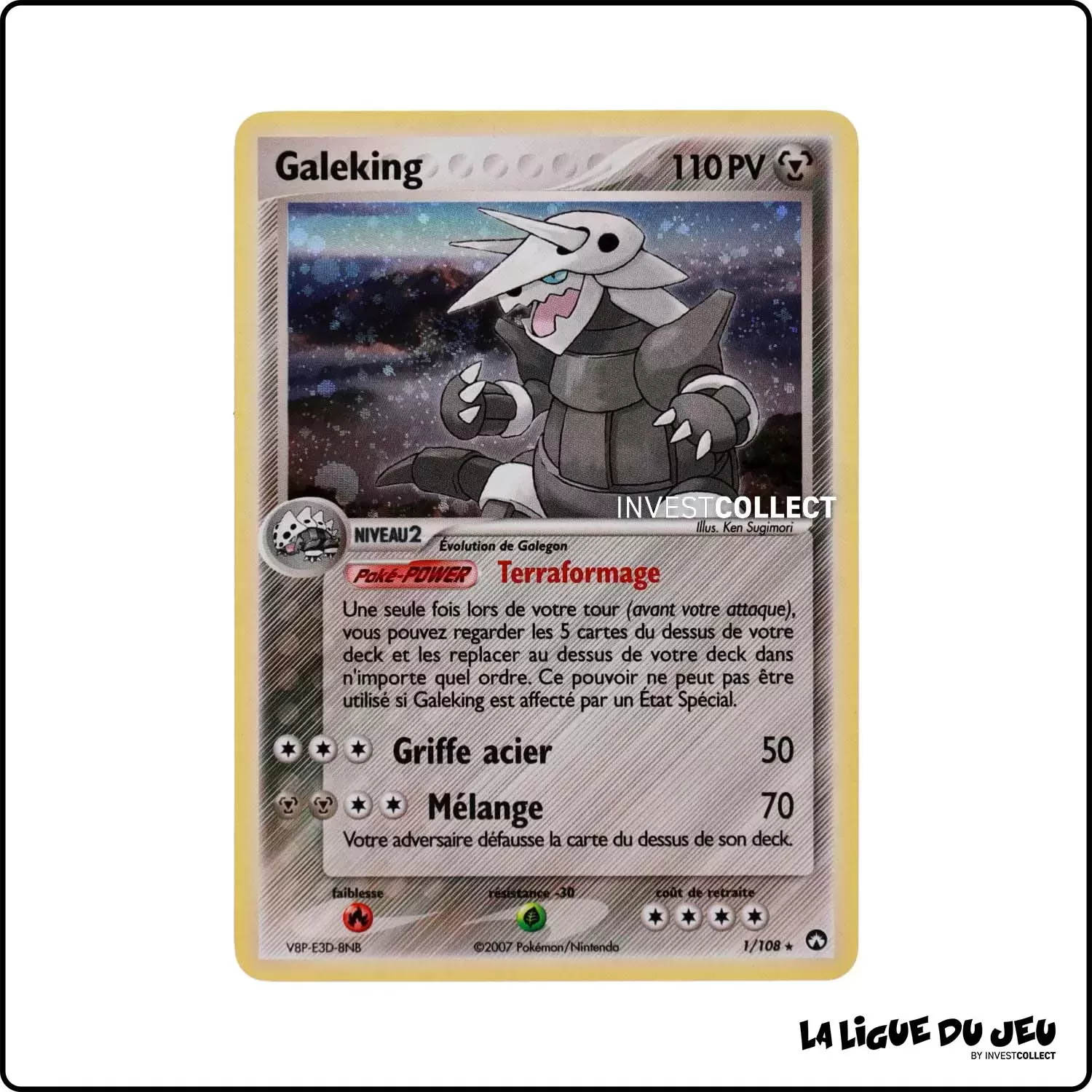 Holo - Pokemon - Gardiens du Pouvoir - Galeking 1/108