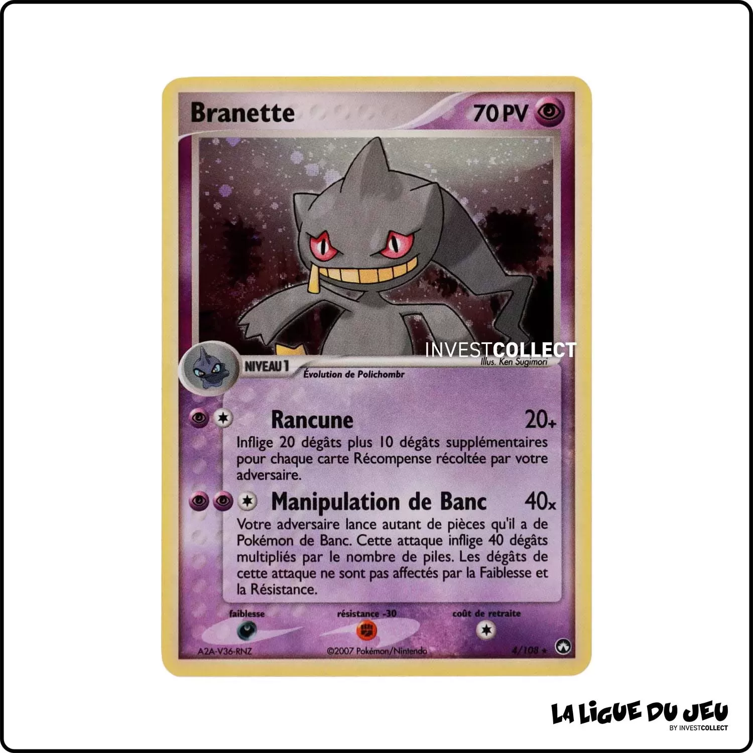 Holo - Pokemon - Gardiens du Pouvoir - Branette 4/108