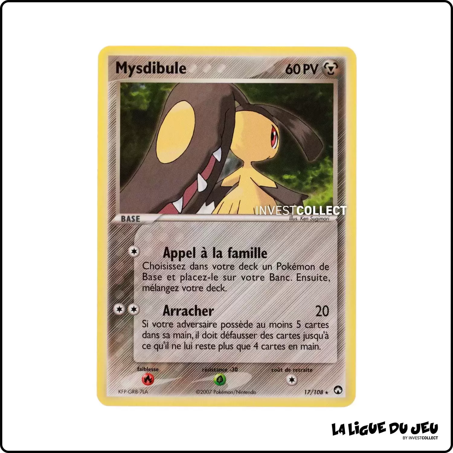 Rare - Pokemon - Gardiens du Pouvoir - Mysdibule 17/108