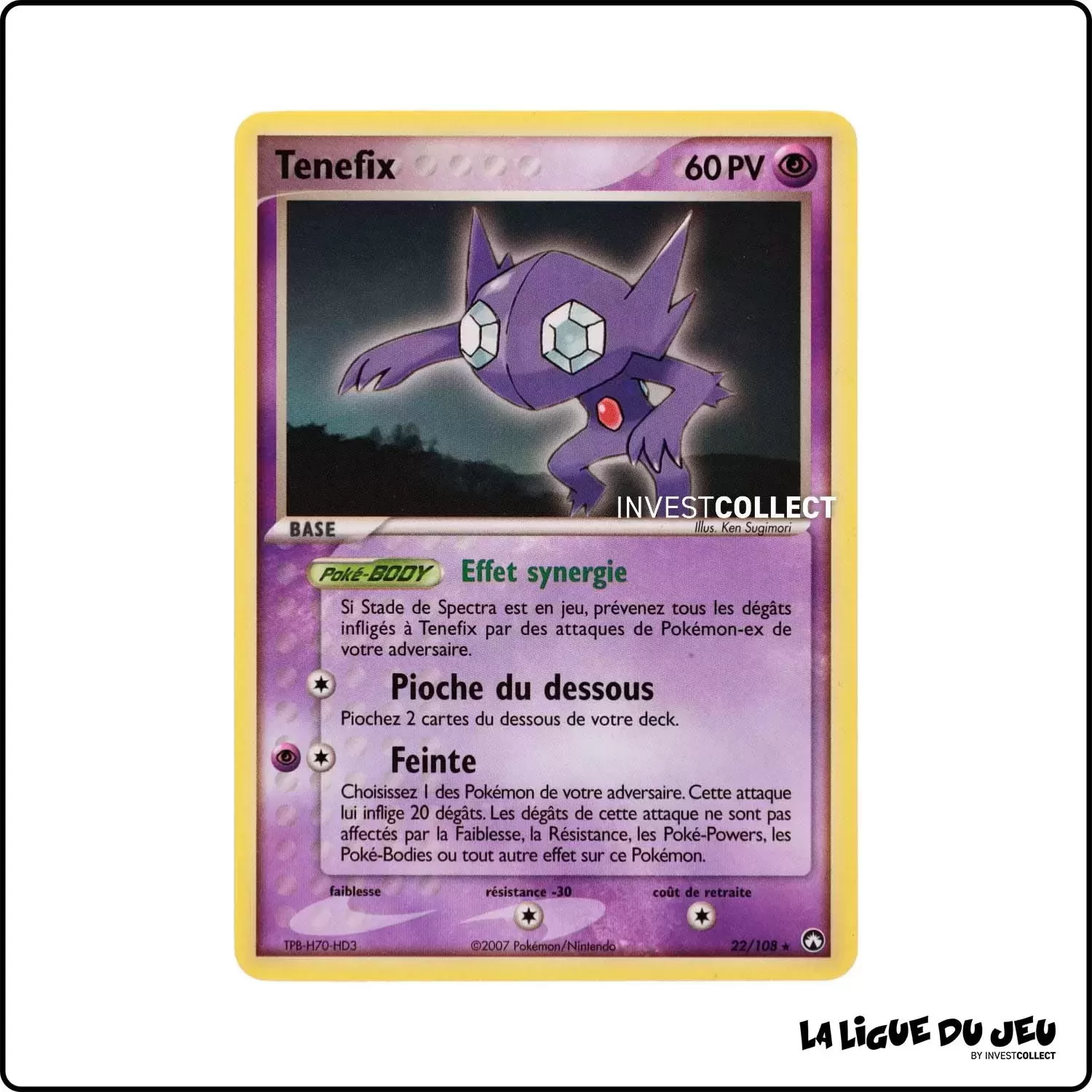 Rare - Pokemon - Gardiens du Pouvoir - Tenefix 22/108