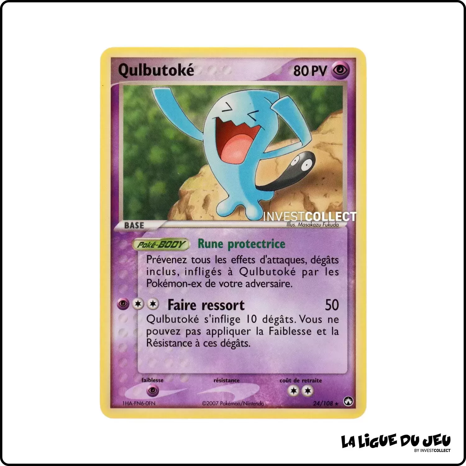 Rare - Pokemon - Gardiens du Pouvoir - Qulbutoké 24/108