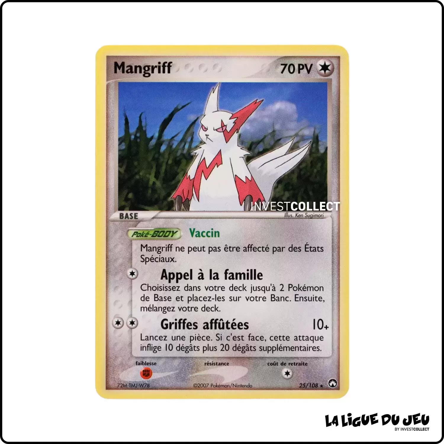 Rare - Pokemon - Gardiens du Pouvoir - Mangriff 25/108