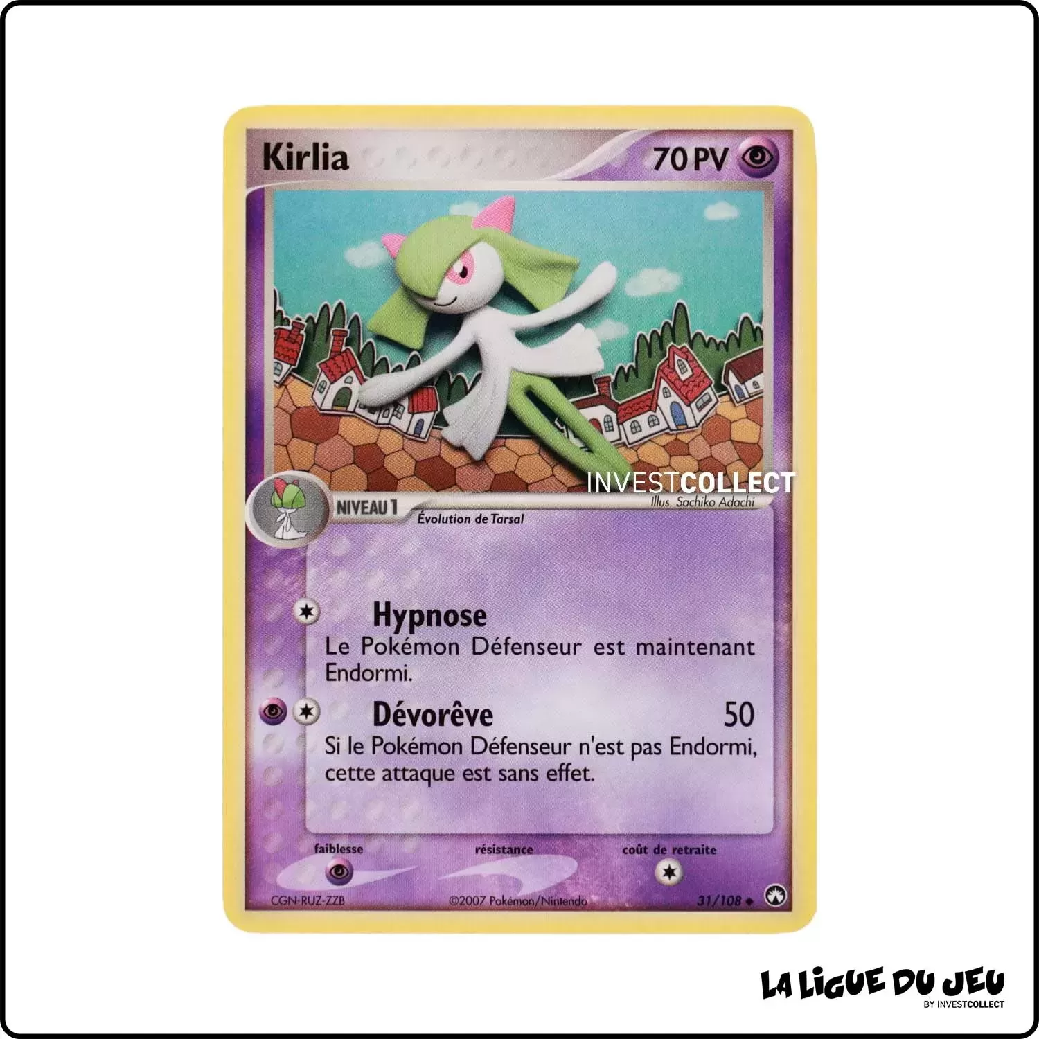 Peu commune - Pokemon - Gardiens du Pouvoir - Kirlia 31/108