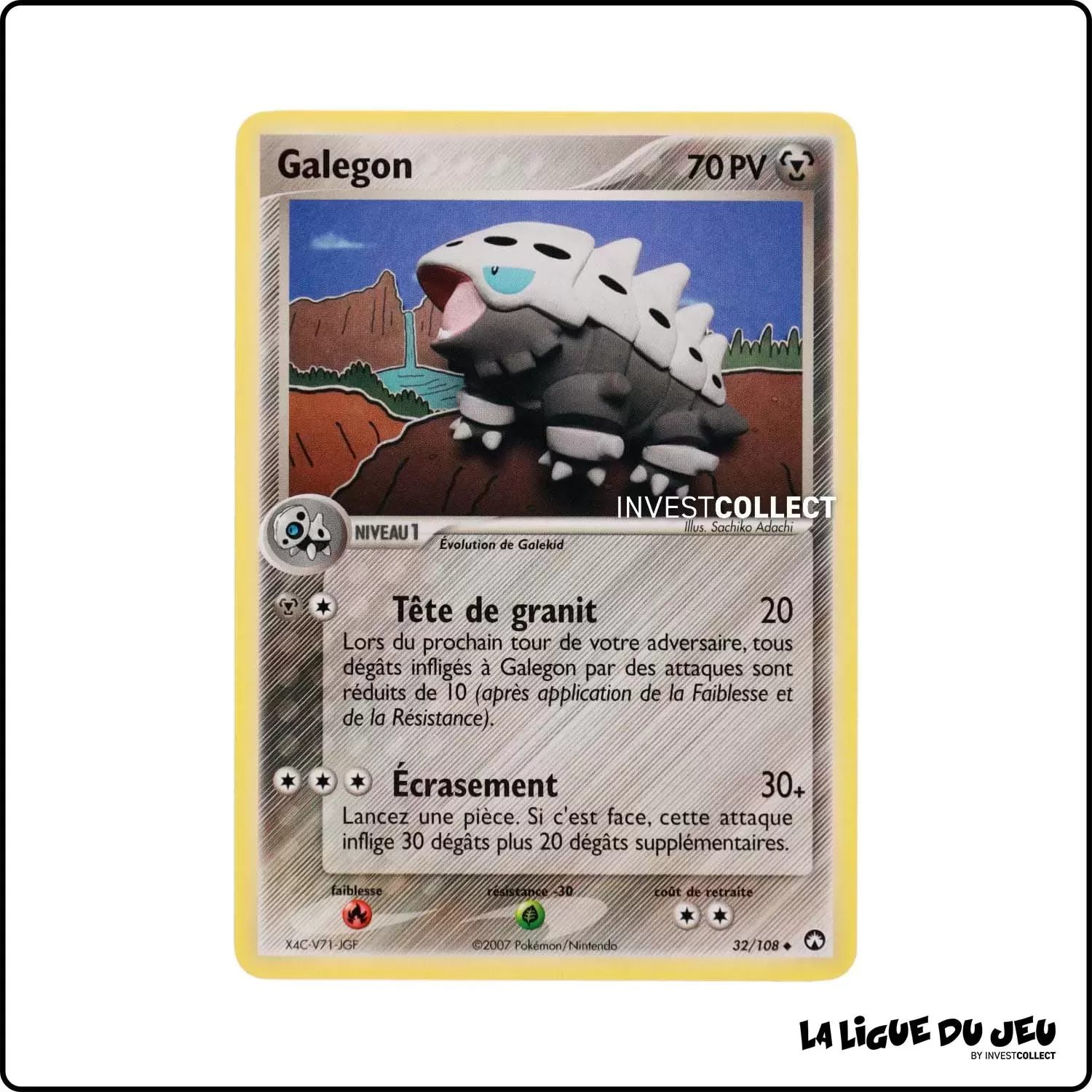 Peu commune - Pokemon - Gardiens du Pouvoir - Galegon 32/108