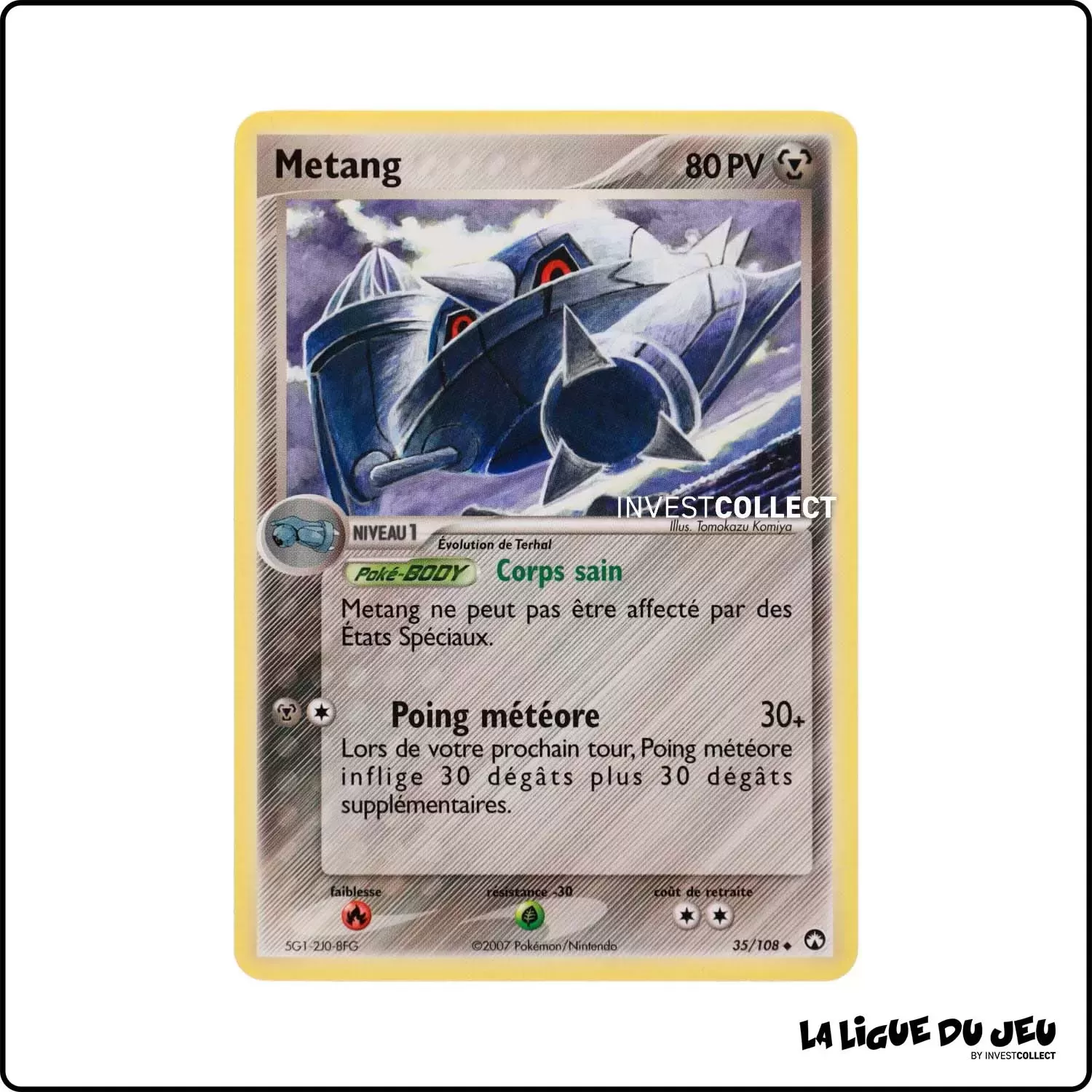 Peu commune - Pokemon - Gardiens du Pouvoir - Metang 35/108