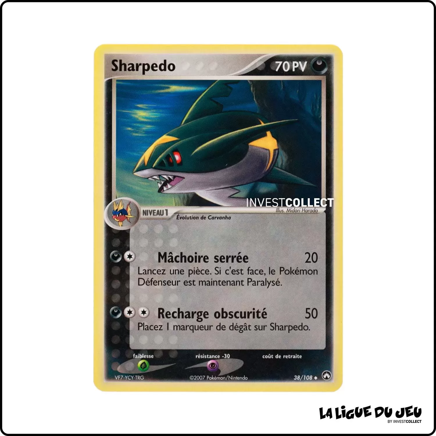 Peu commune - Pokemon - Gardiens du Pouvoir - Sharpedo 38/108