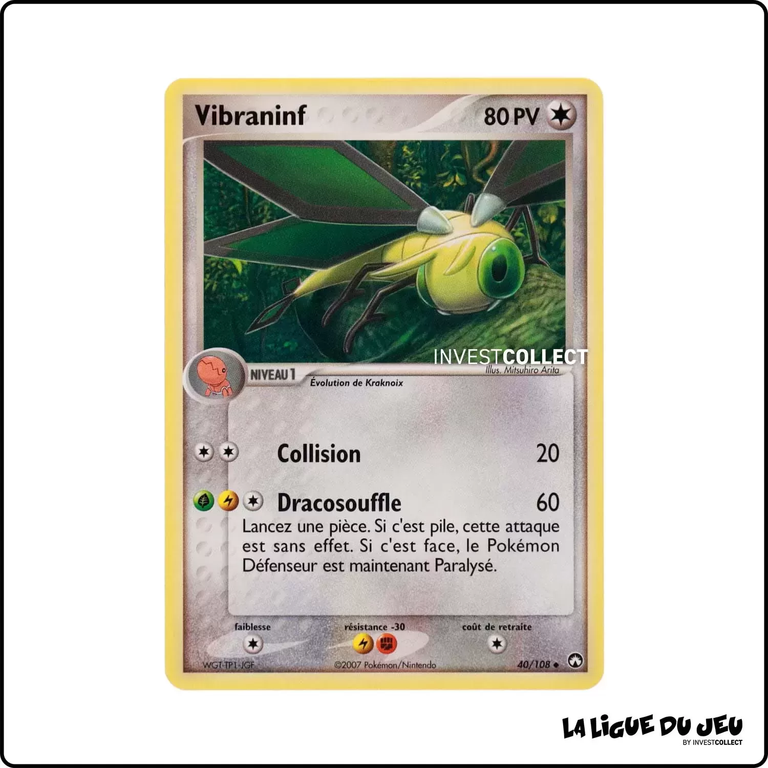 Peu commune - Pokemon - Gardiens du Pouvoir - Vibraninf 40/108