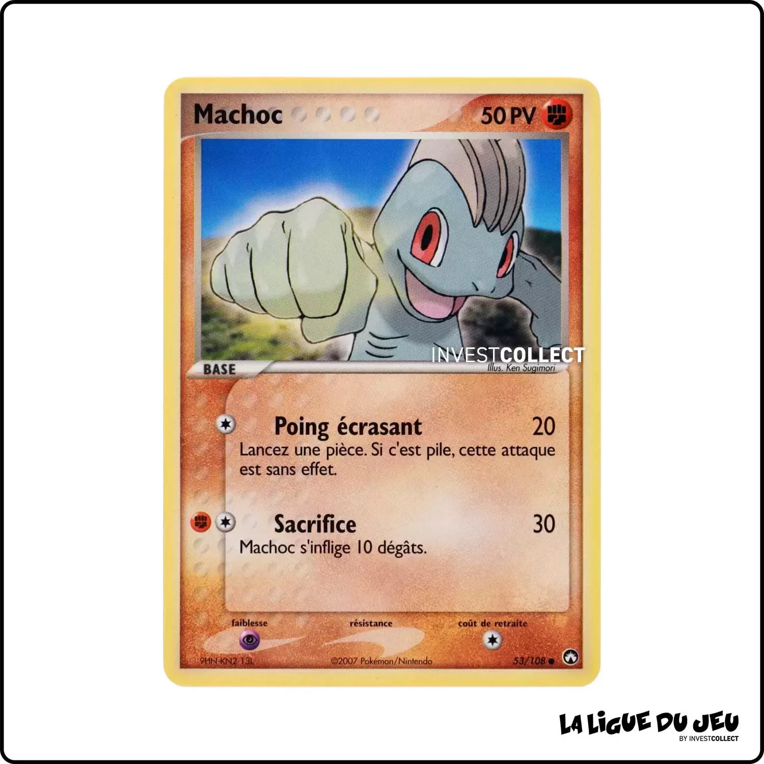 Commune - Pokemon - Gardiens du Pouvoir - Machoc 53/108