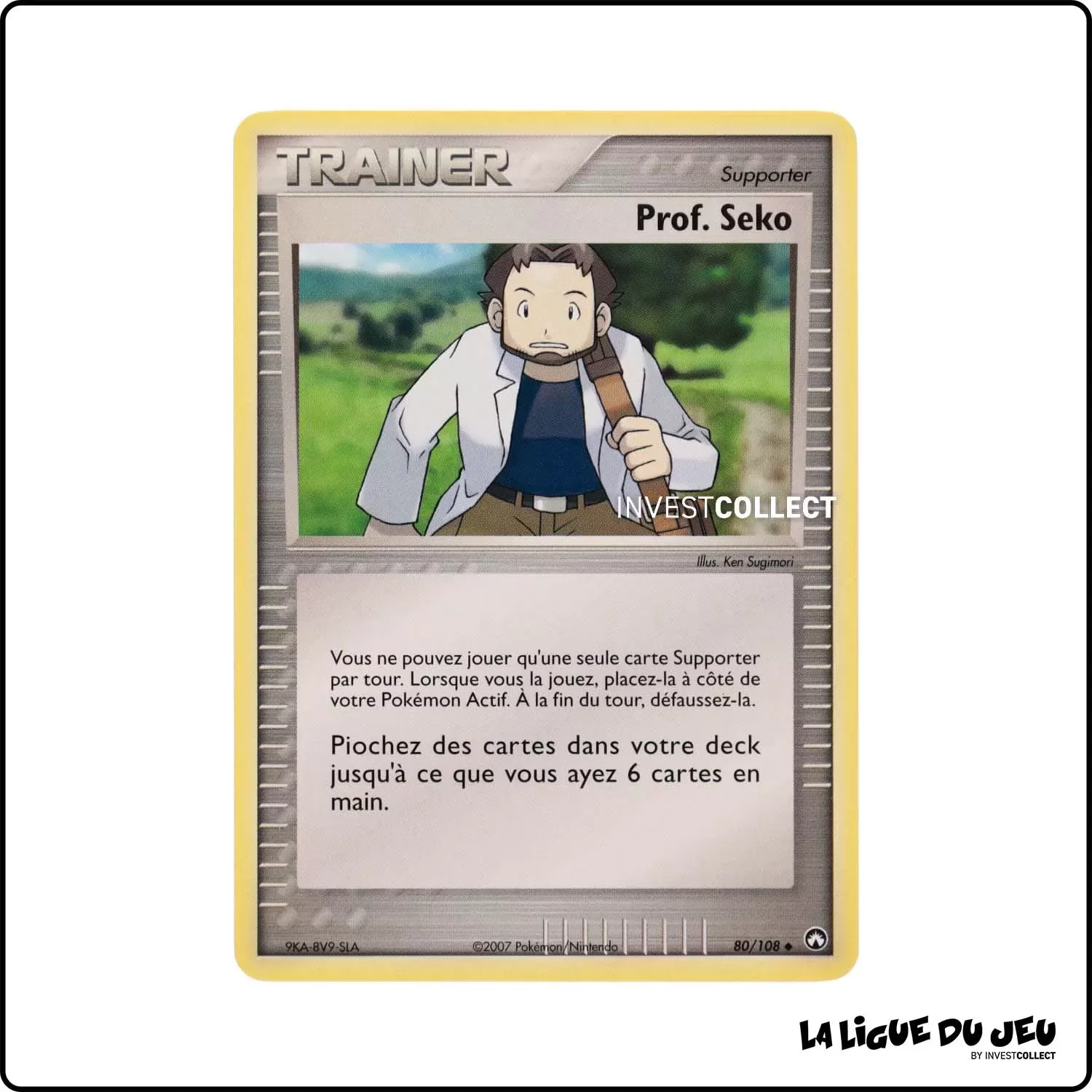 Peu commune - Pokemon - Gardiens du Pouvoir - Prof. Seko 80/108