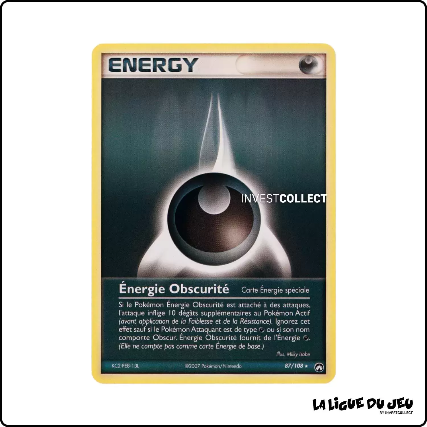 Rare - Pokemon - Gardiens du Pouvoir - Énergie Obscurité 87/108